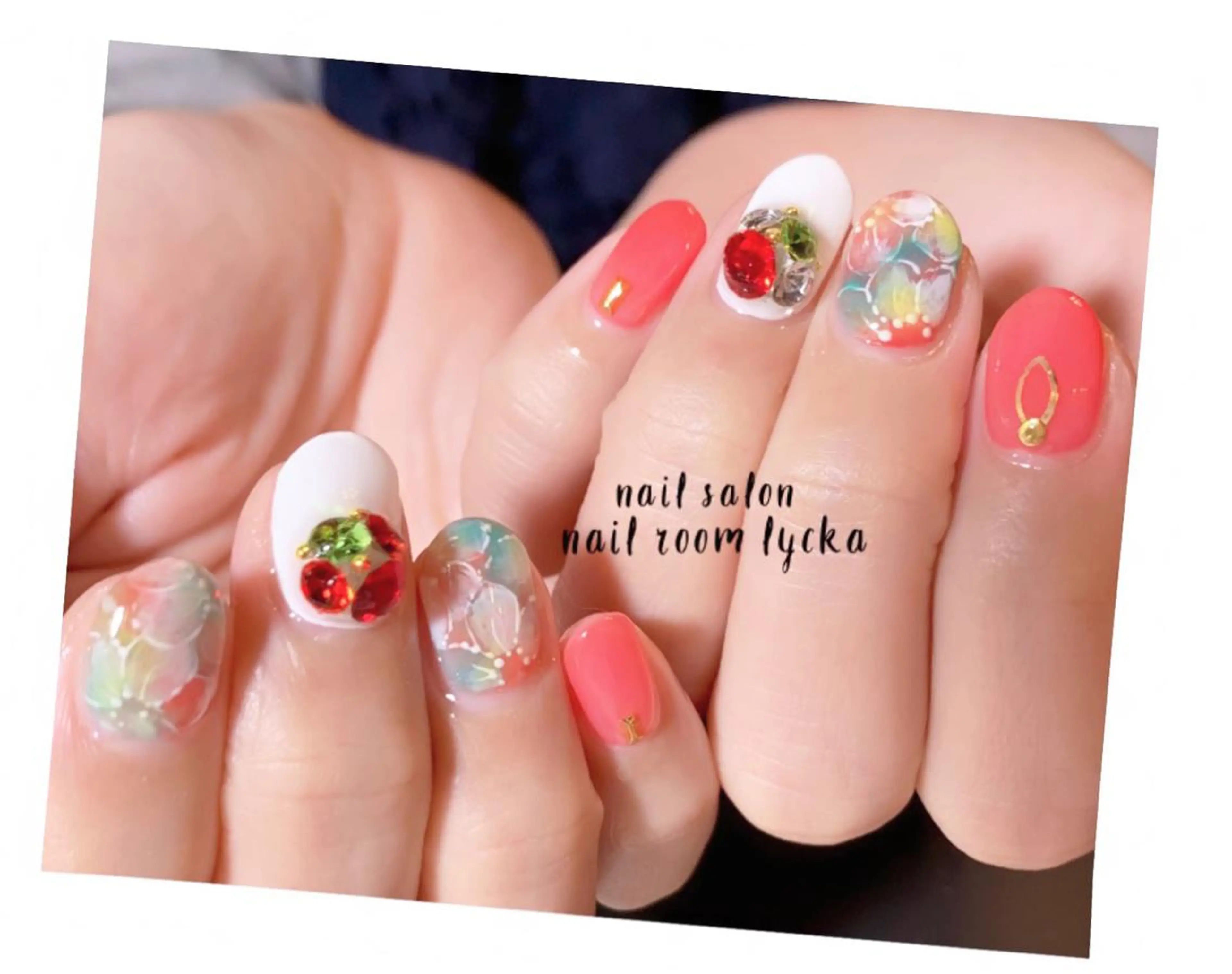 ネイル ﾈｲﾙﾙｰﾑﾘｯｶ 𝐦𝐚𝐲𝐮のネイルデザイン