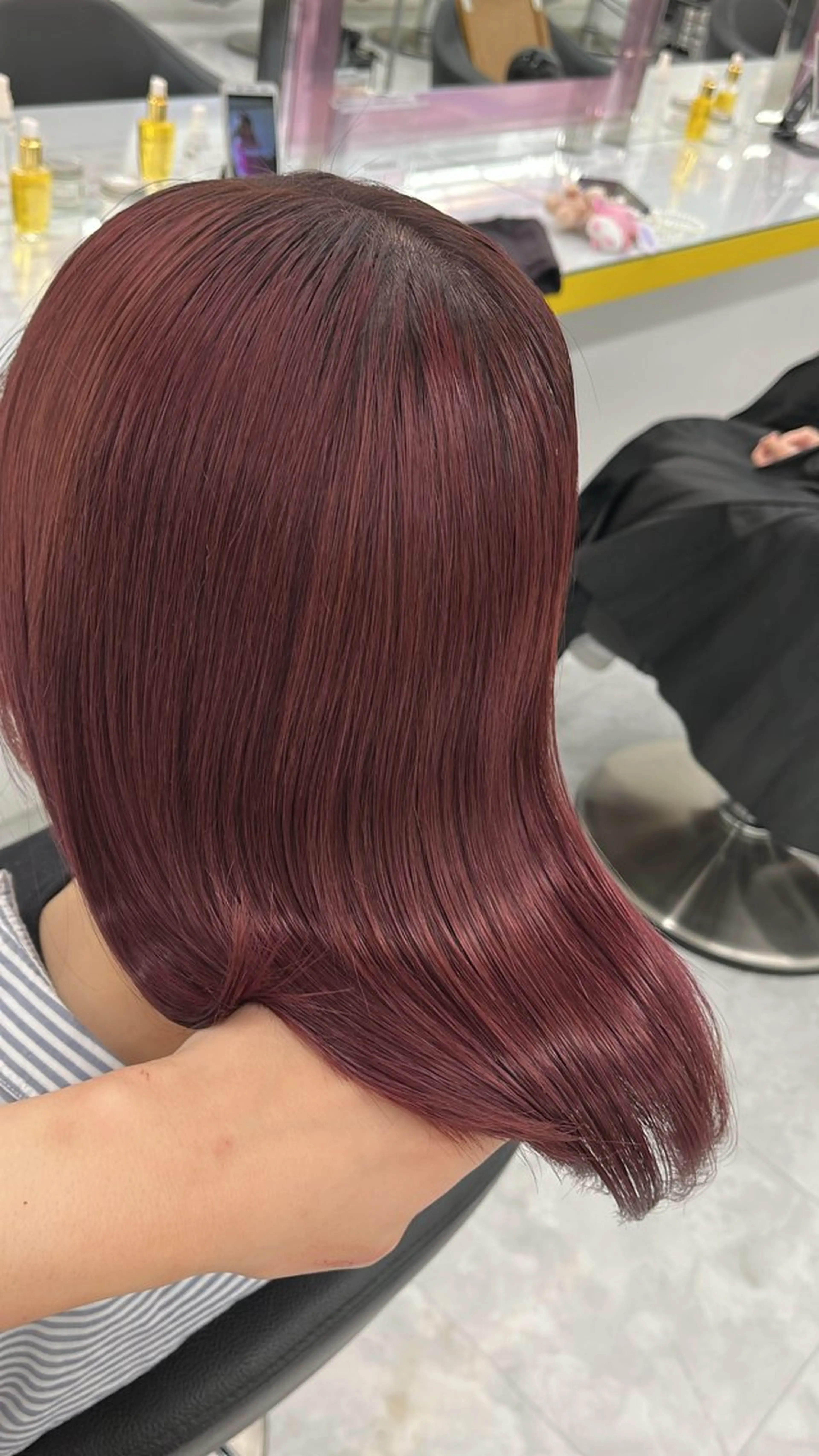 ミディアム カラー ラベンダーカラー 髪質改善 トリートメント ヘアカラー トリートメント ヘアセット 🎀Girly艶髪カ ラー🎀Harukaのヘアスタイル