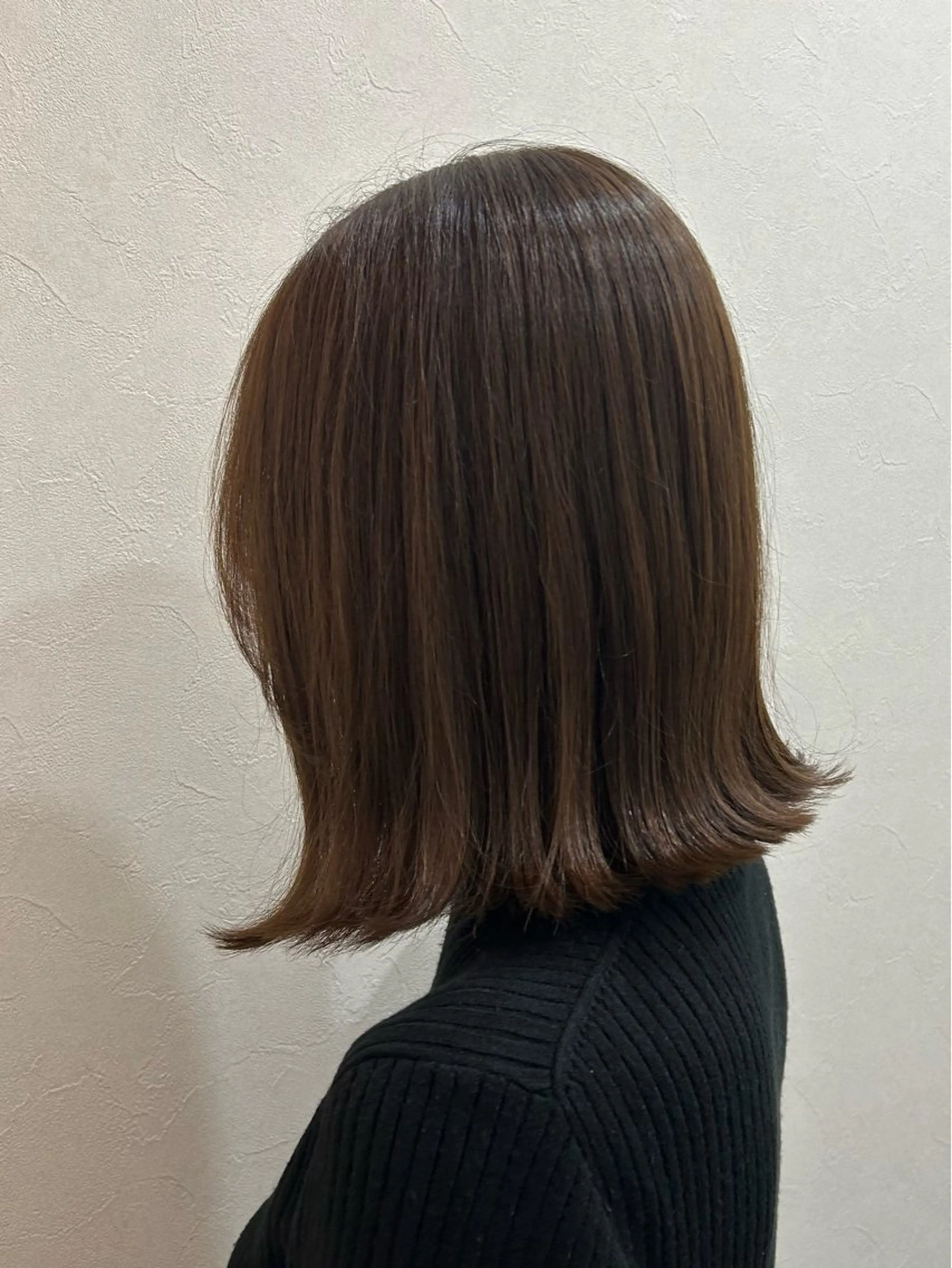 ミディアム カラー ボブ 外ハネヘア LoE【ロエ】所属・北原 紗希のヘアスタイル