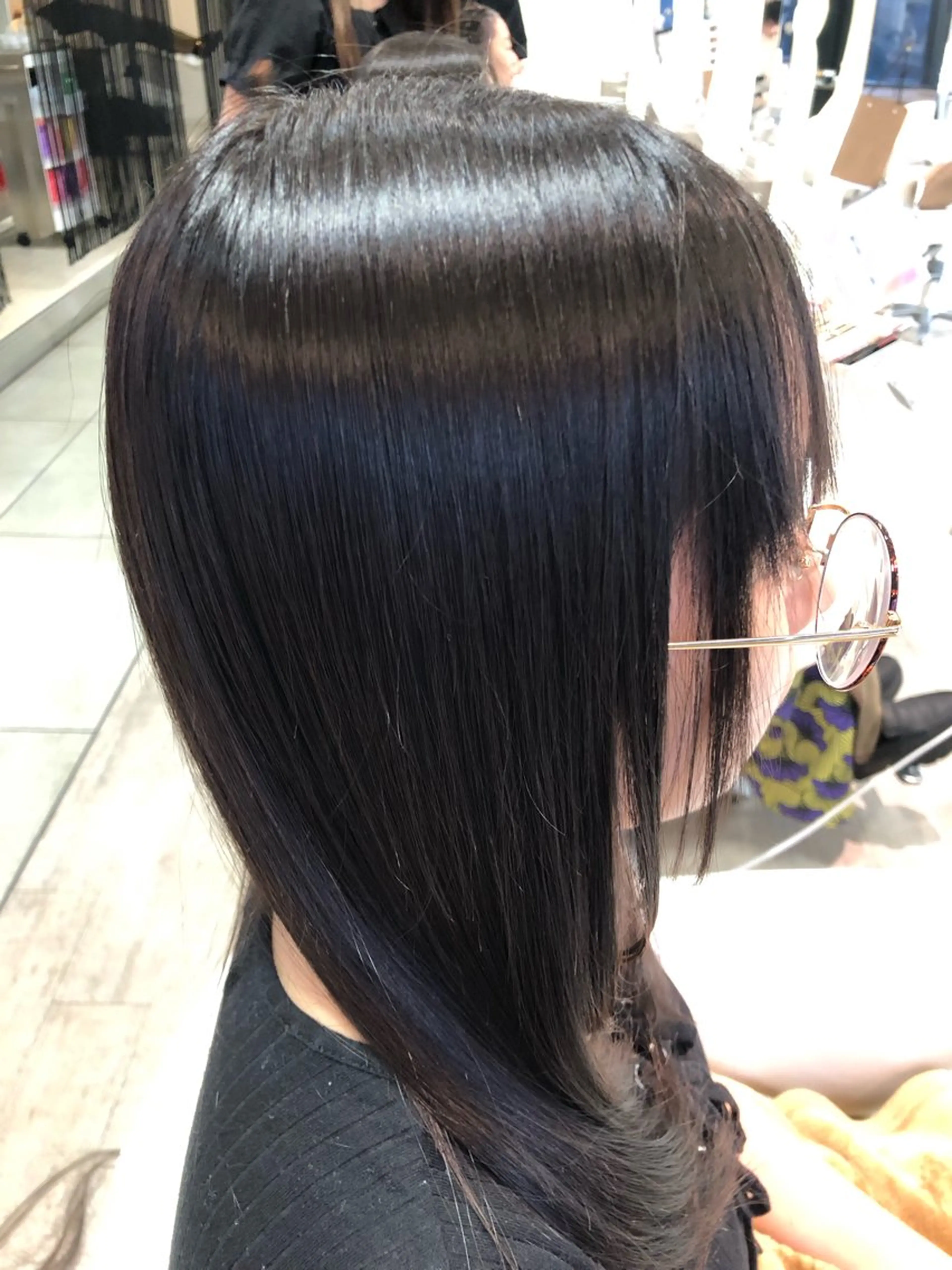 ロング 縮毛矯正 門田 恭弥のヘアスタイル