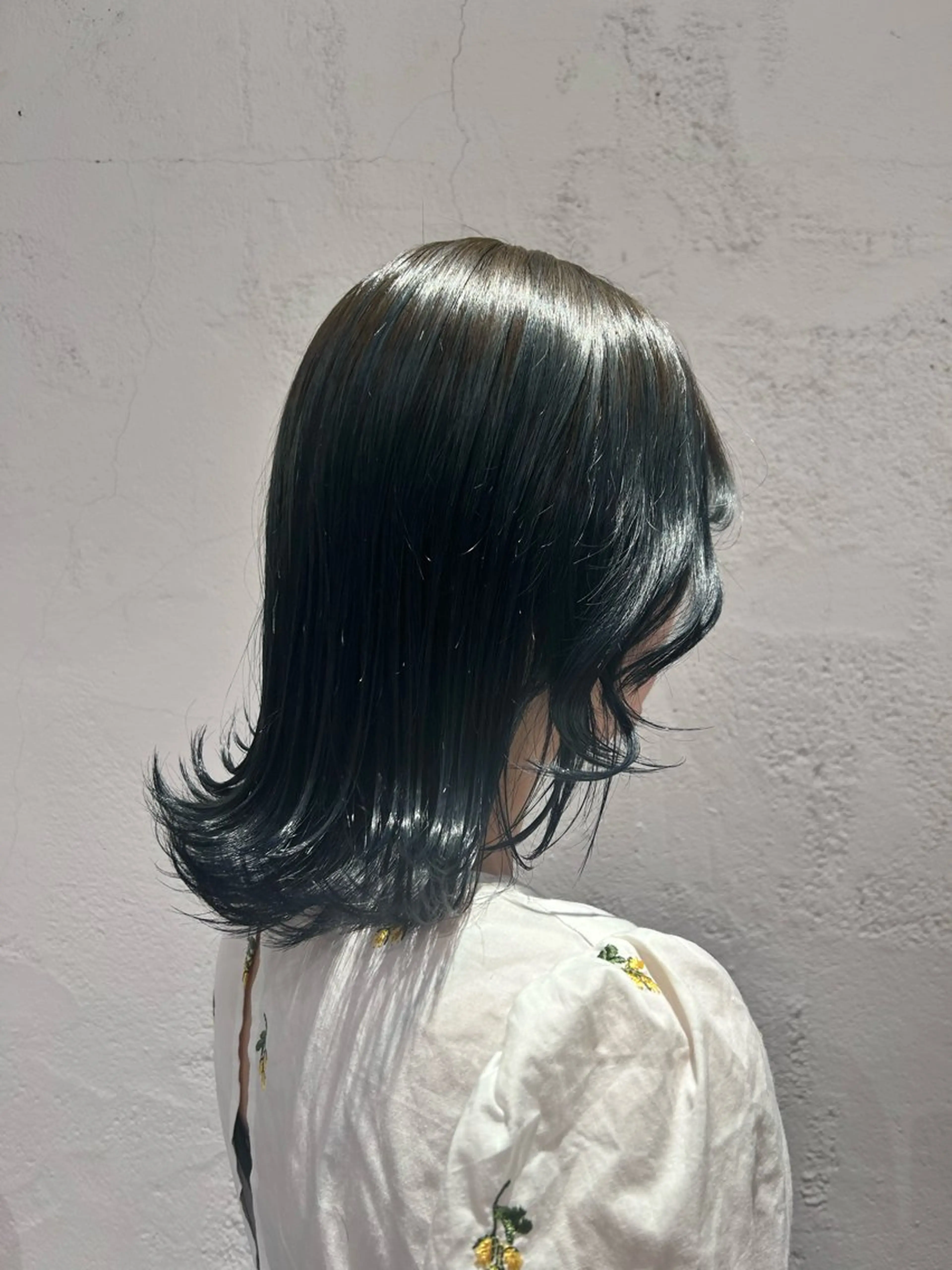 カラー ヘアカラー 艶カラー/ ストレート/くるみのヘアスタイル