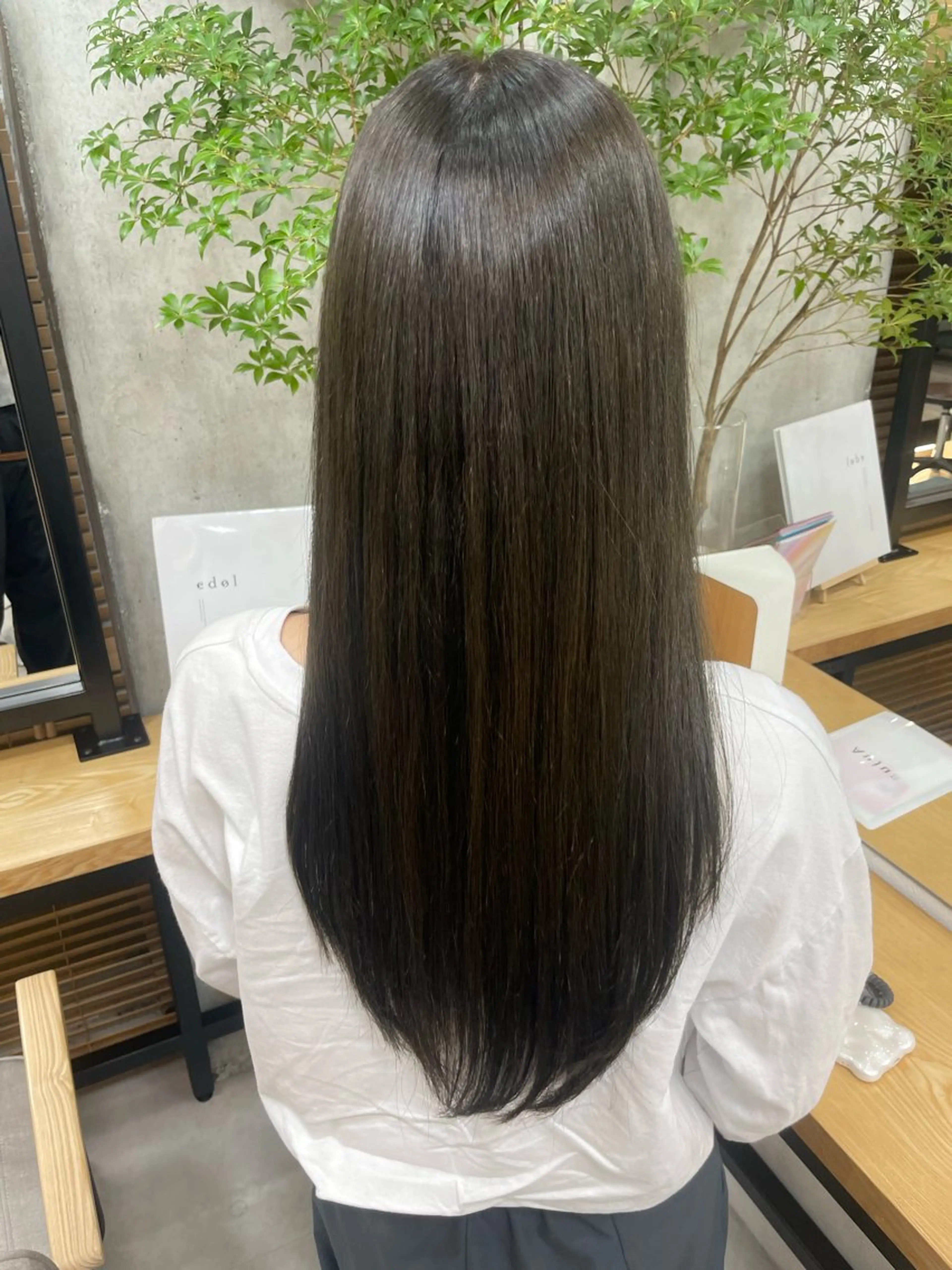 ロング カット 縮毛矯正 ami🍊hair salon soilのヘアスタイル