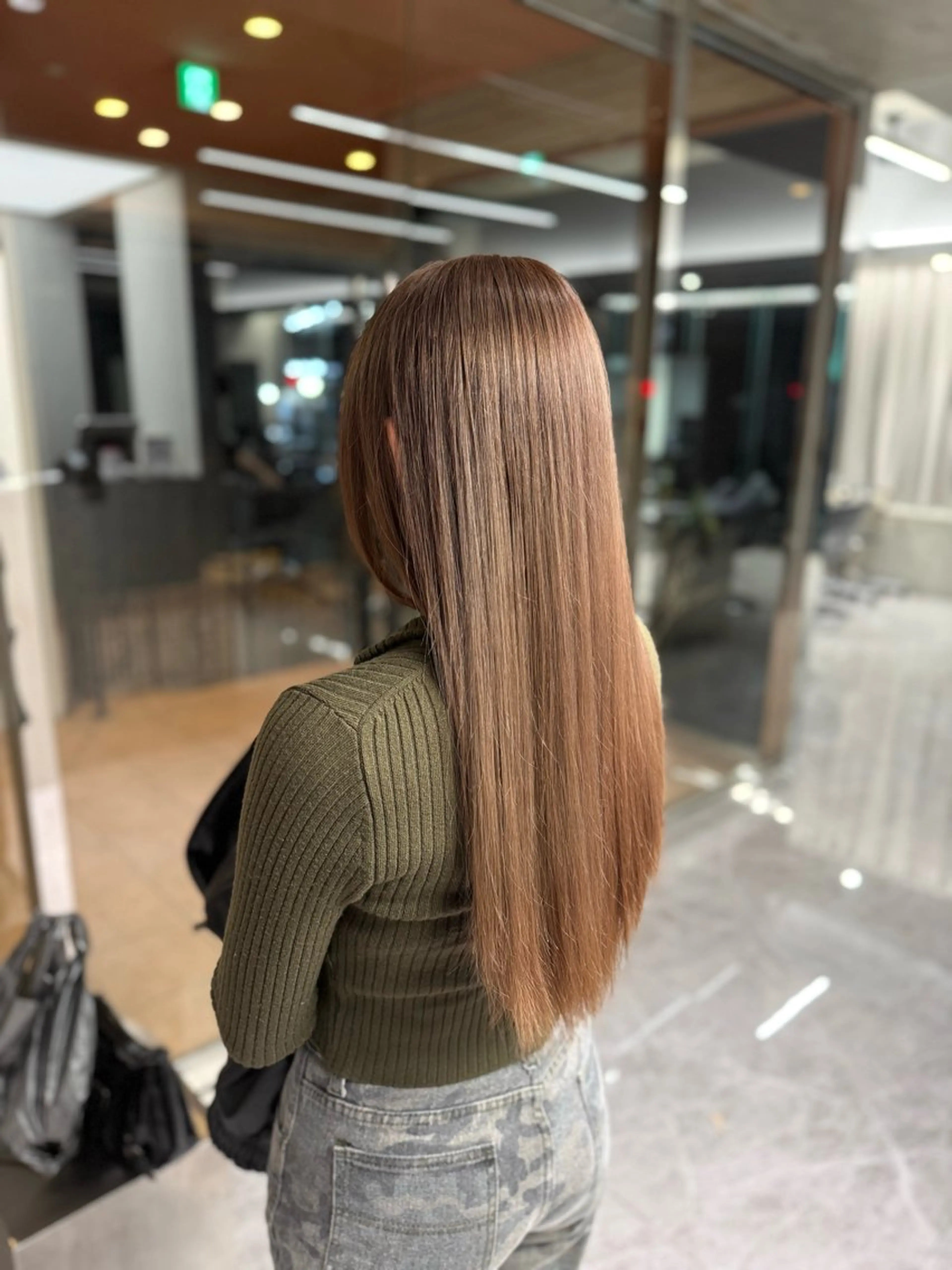 ミディアム ヘアカラー トリートメント 【感動の艶髪💖】 溝の口/坂本柊星のヘアスタイル