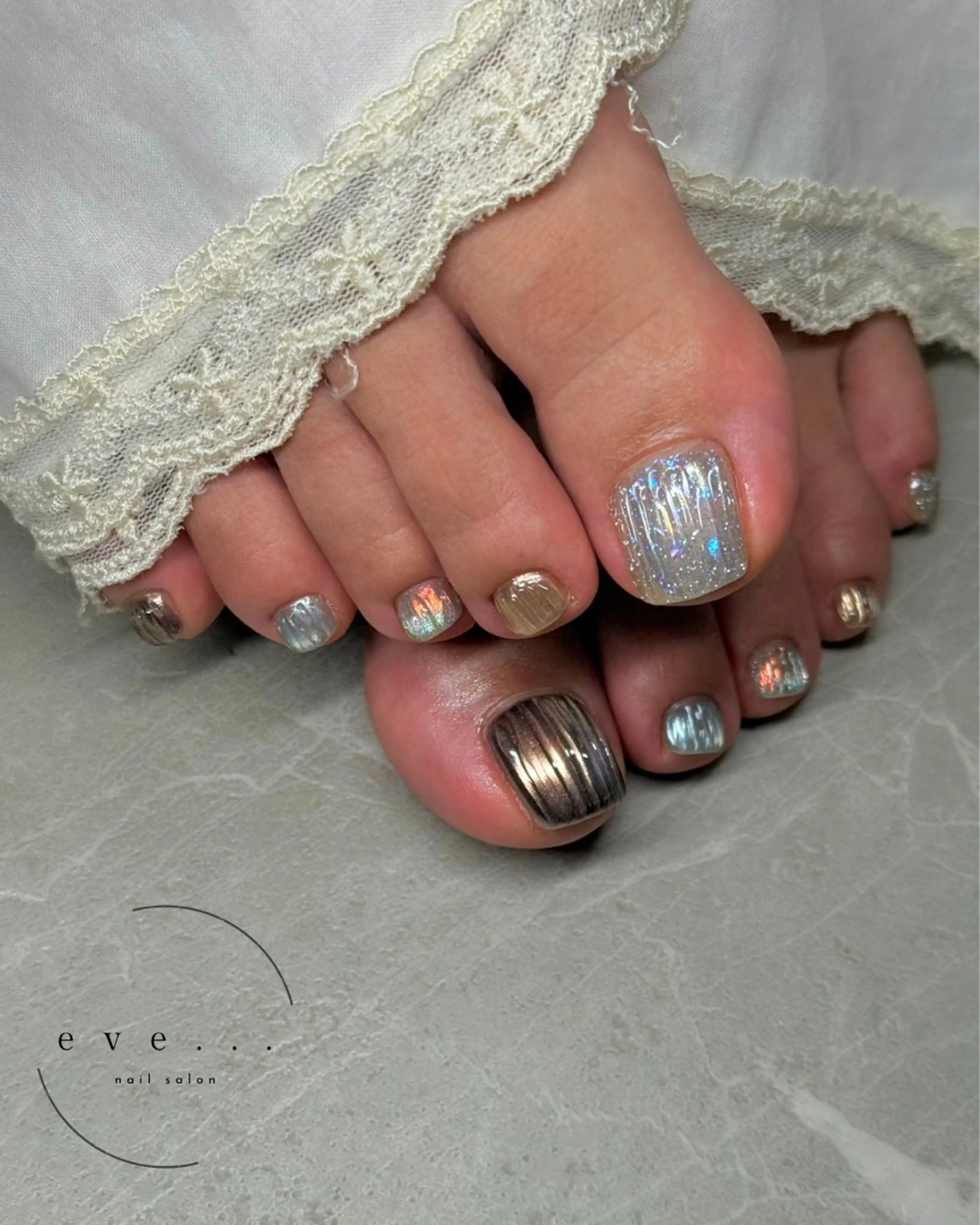 ネイル フットネイル フットネイル nail salon eve...のネイルデザイン