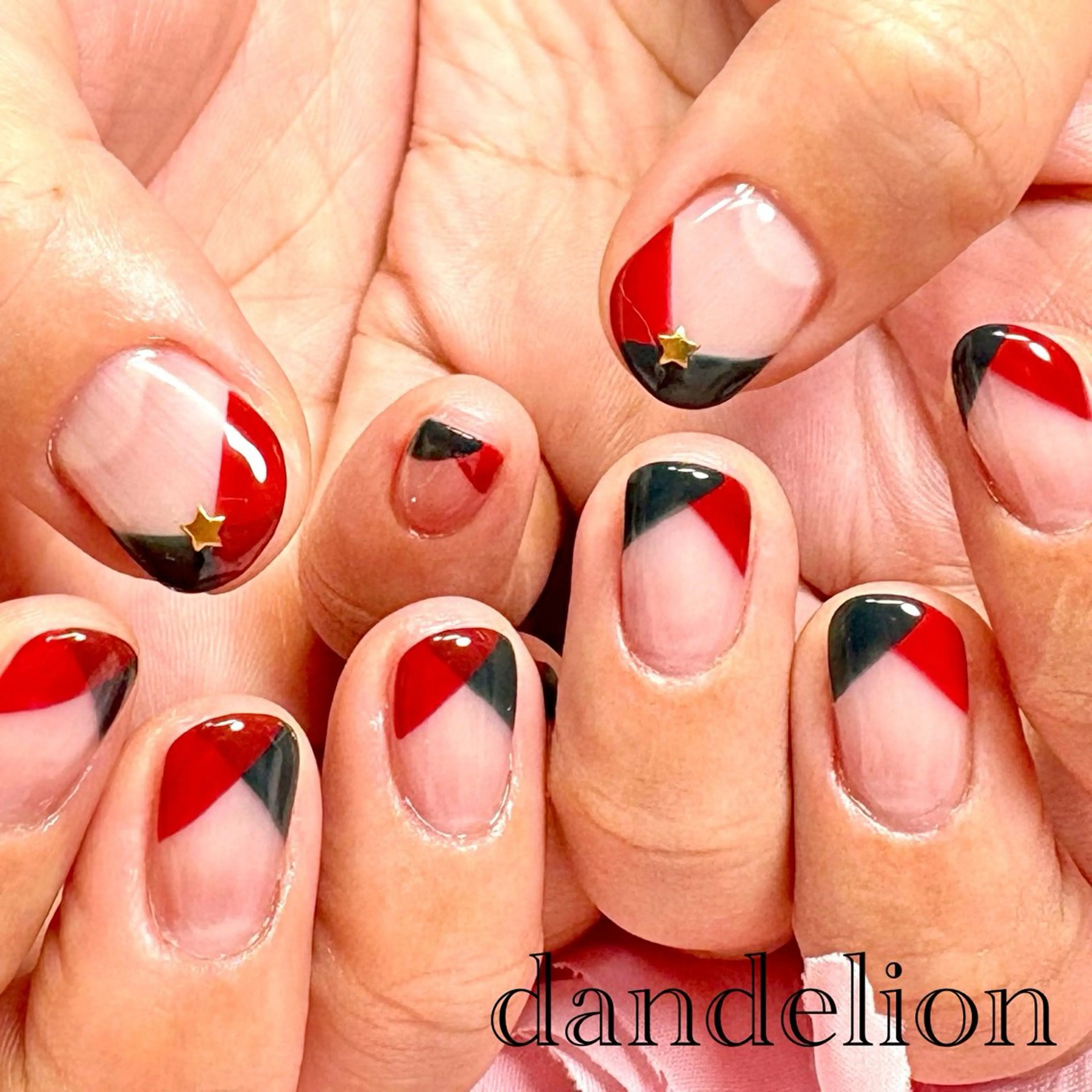 ネイル ハンドネイル ハンドケア dandelion ダンデライオンのネイルデザイン