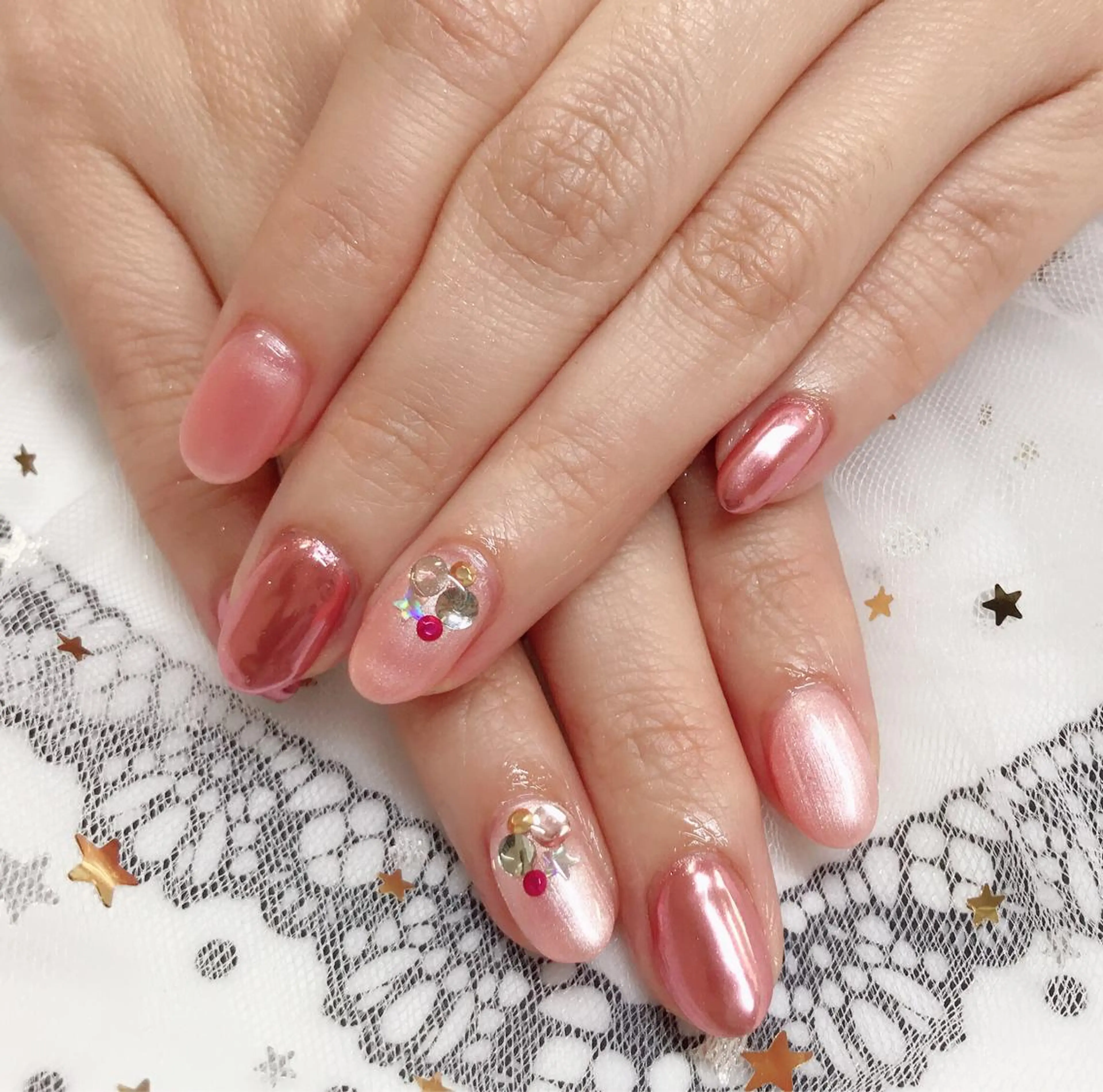 カラー ネイル Q Free nailsのネイルデザイン