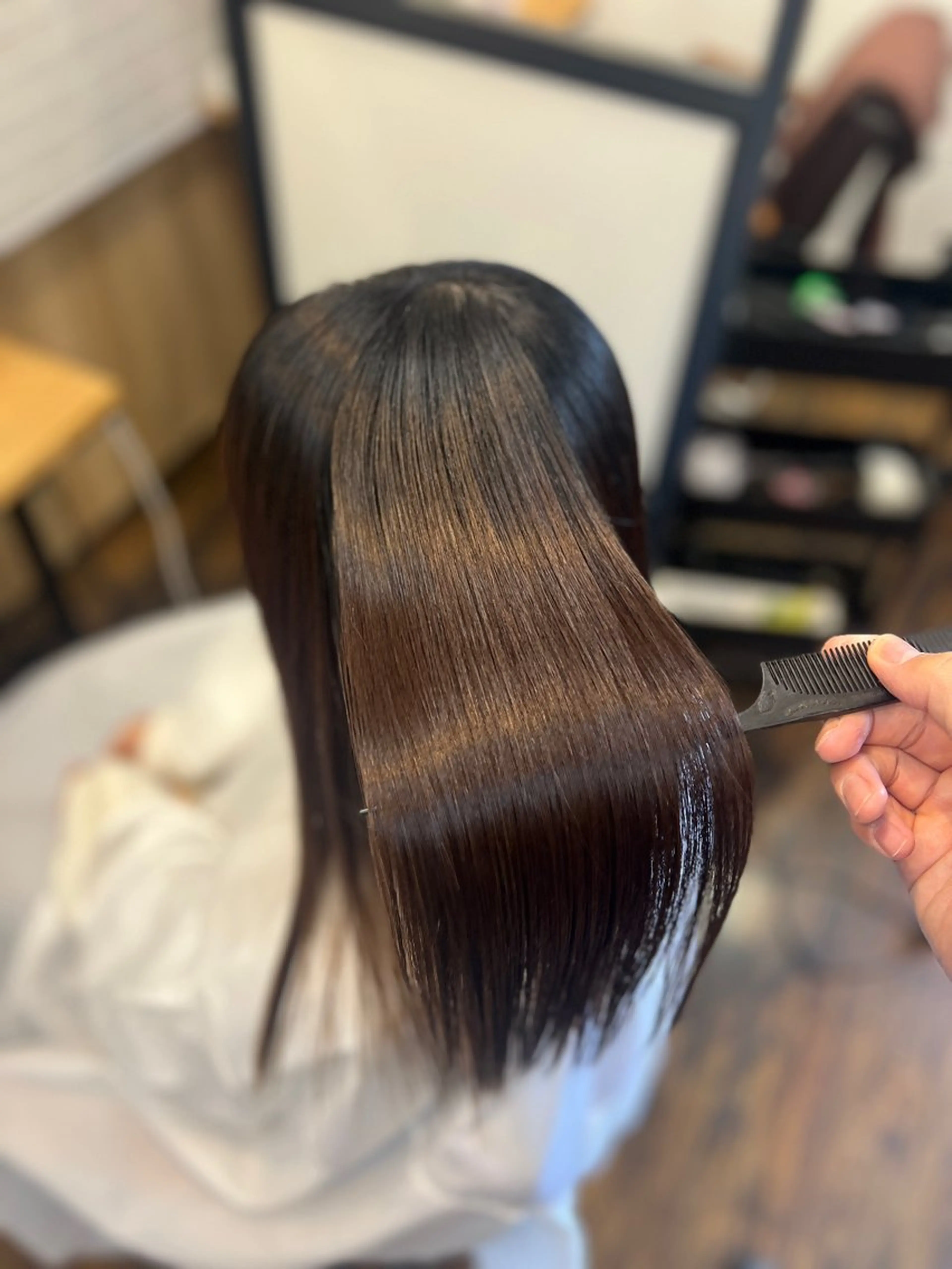 セミロング Salowin銀座suite店所属・美髪縮毛矯正/髪質 改善カラー/寺倉海人のヘアスタイル