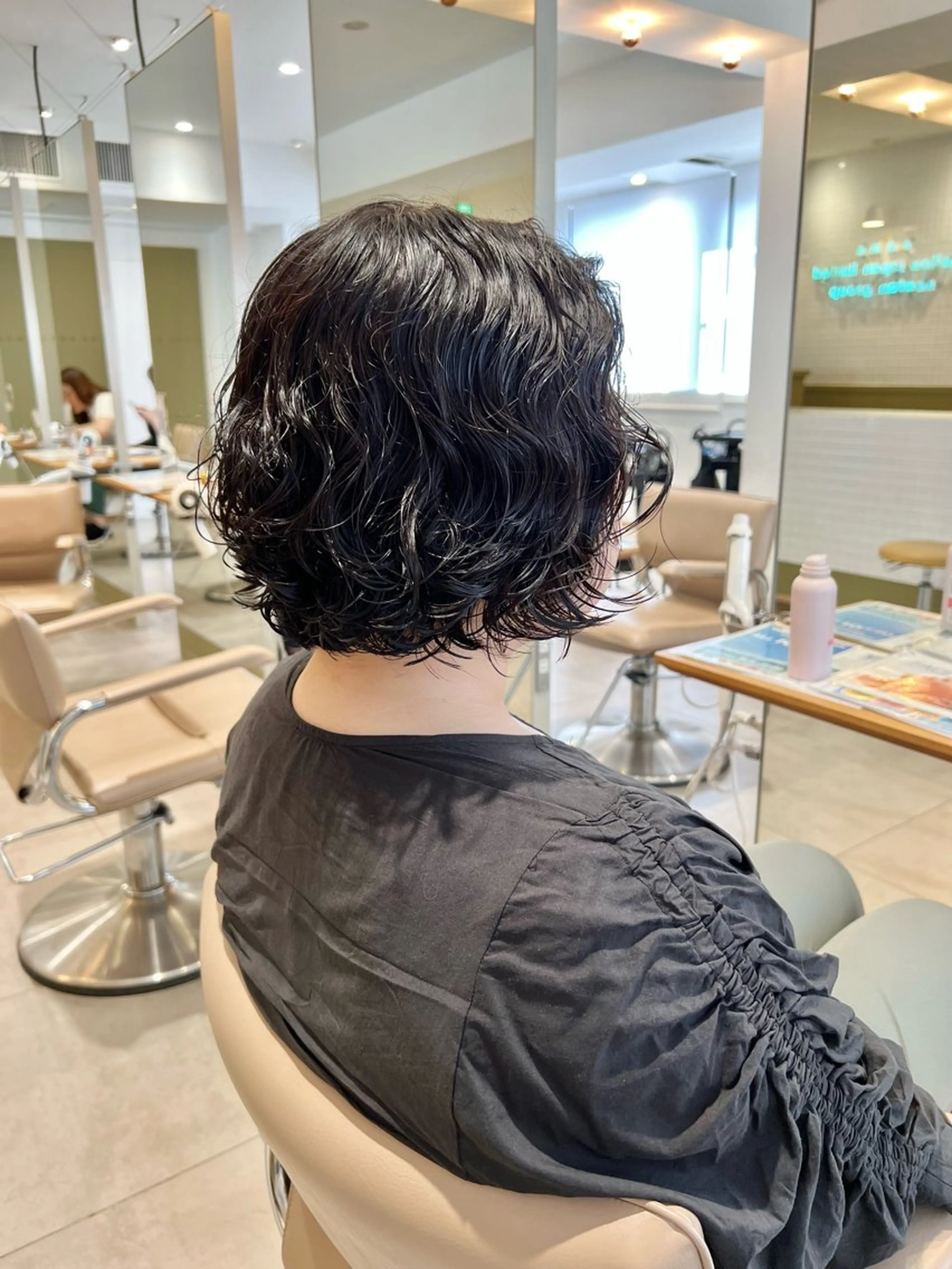 ミディアム パーマ メンズカット /パーマ🍀田畑玖音のヘアスタイル