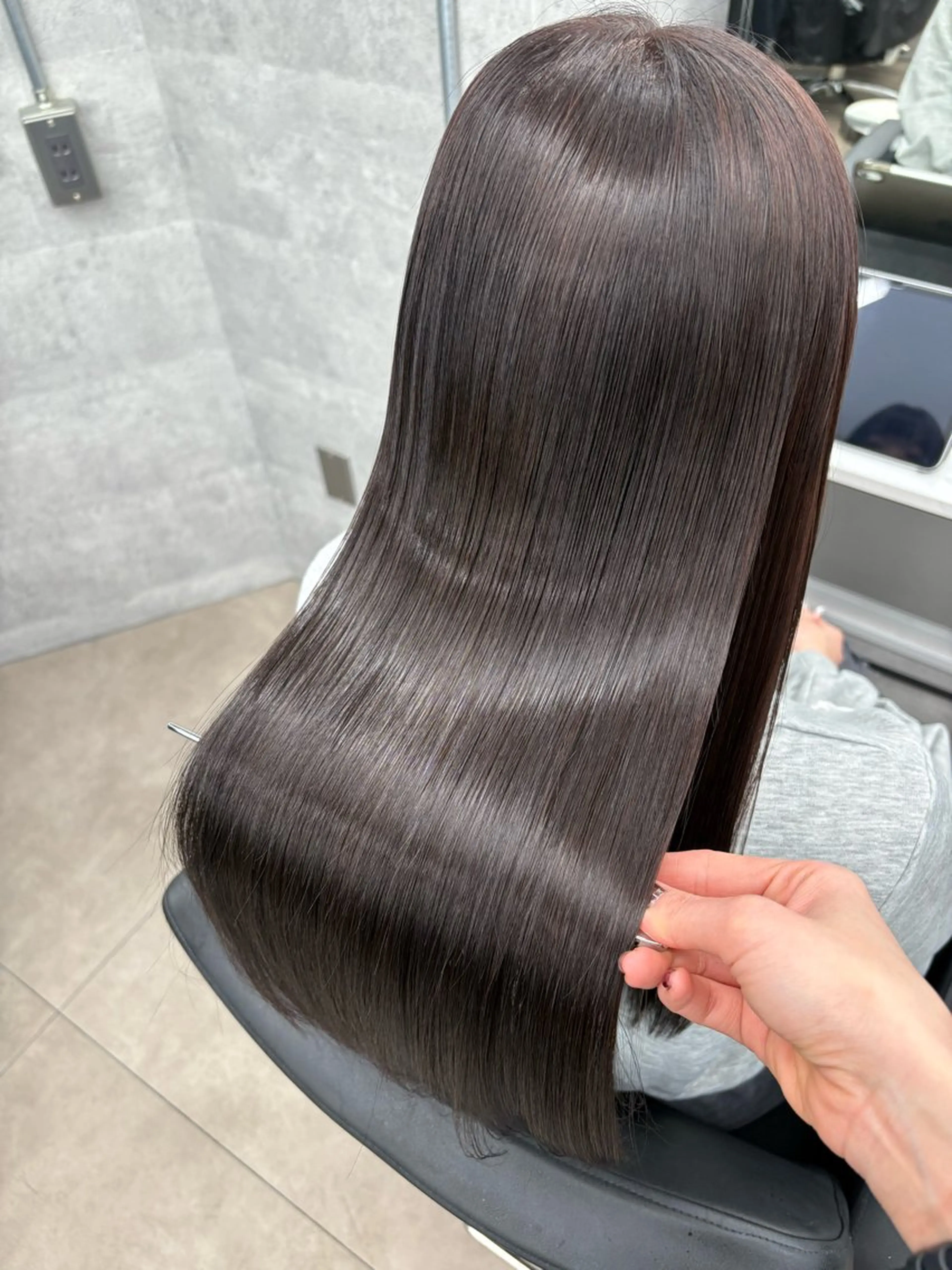 セミロング カラー 髪質改善/韓国 ﾚｲﾔｰ/店長/原島のヘアスタイル