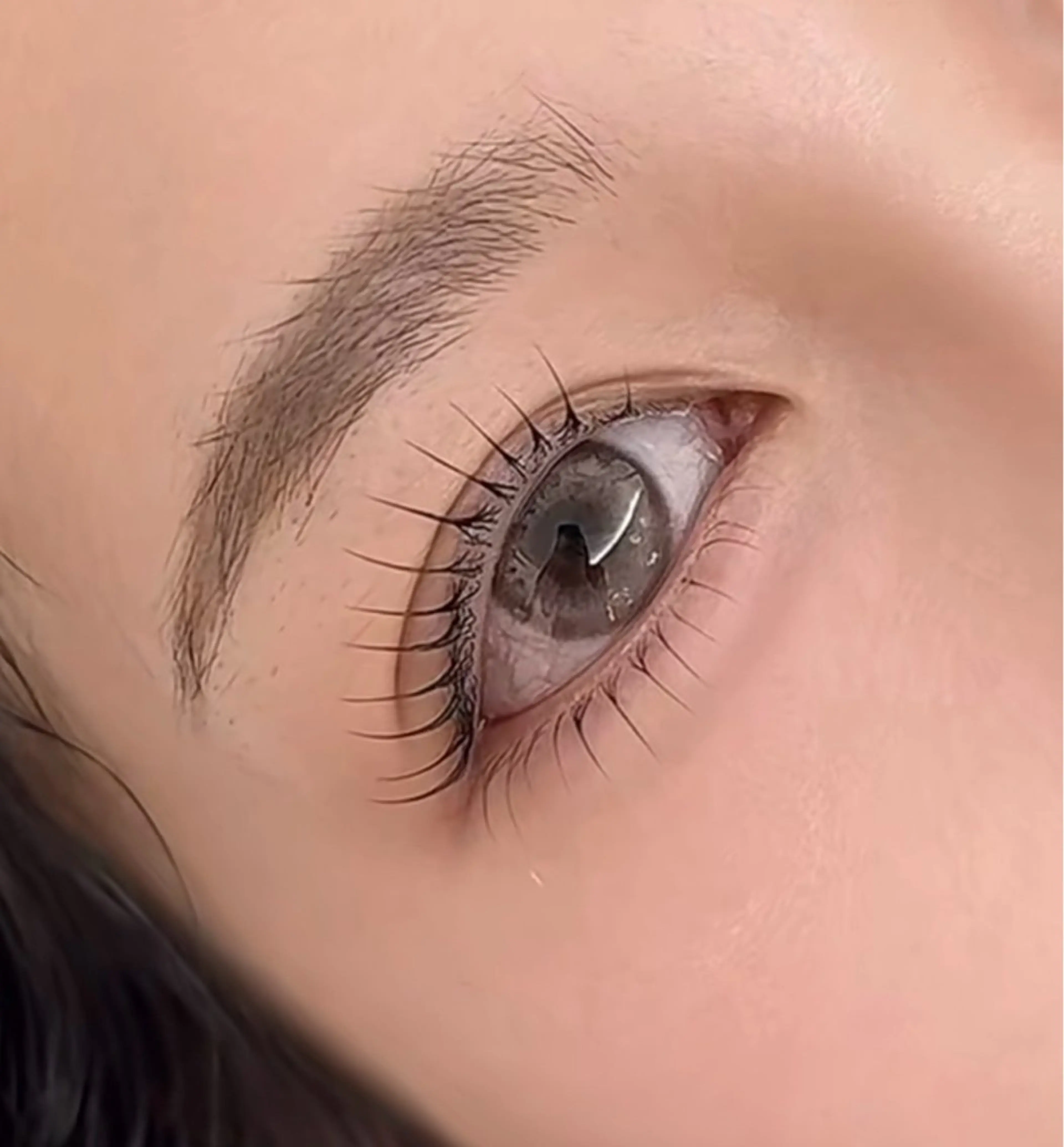 マツエク・マツパ 韓国風マツエク パリジェンヌラッシュリフト まつげパーマ 下まつげエクステ 一重×まつ毛パーマ マツパ キンバネ・サロン 高田馬場店のマツエク・マツパデザイン