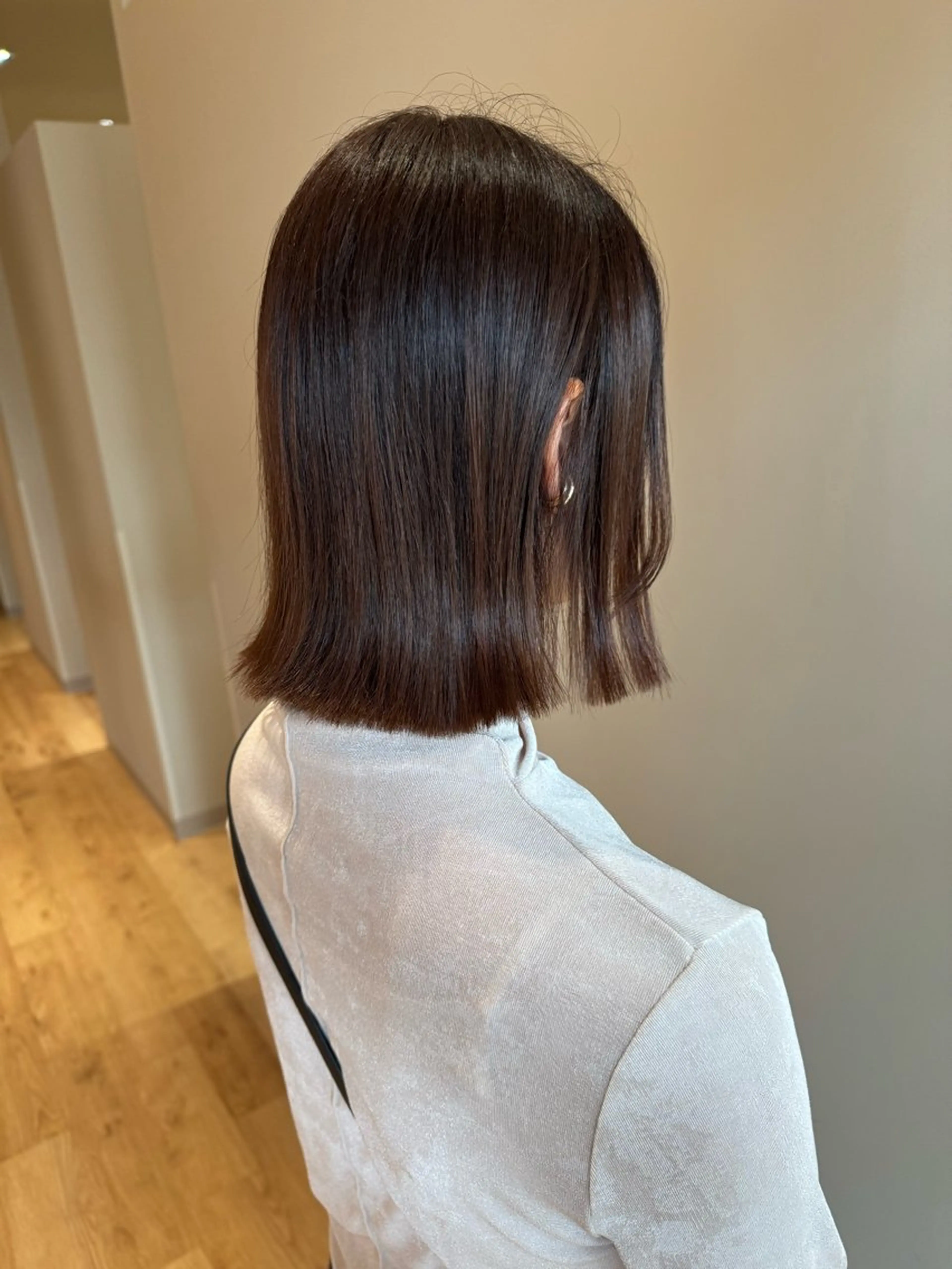 ショート ボブ 外ハネヘア カット 黒島優香🦋 /縮毛矯正/髪質改善のヘアスタイル