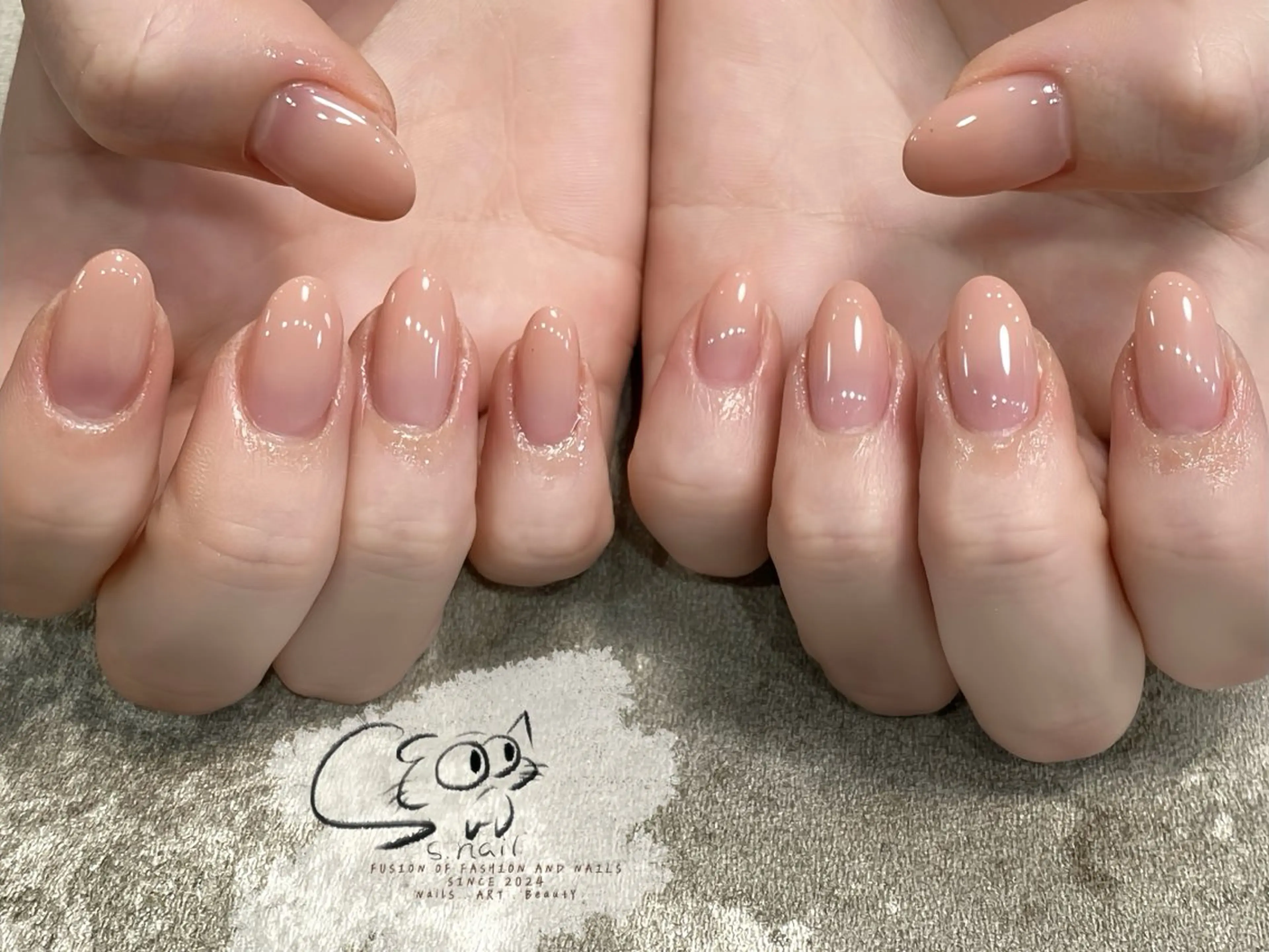 ネイル チークネイル フレンチネイル グラデーション マグネットネイル ワンカラーネイル ハンドネイル S.nail所属・S.nail _のネイルデザイン