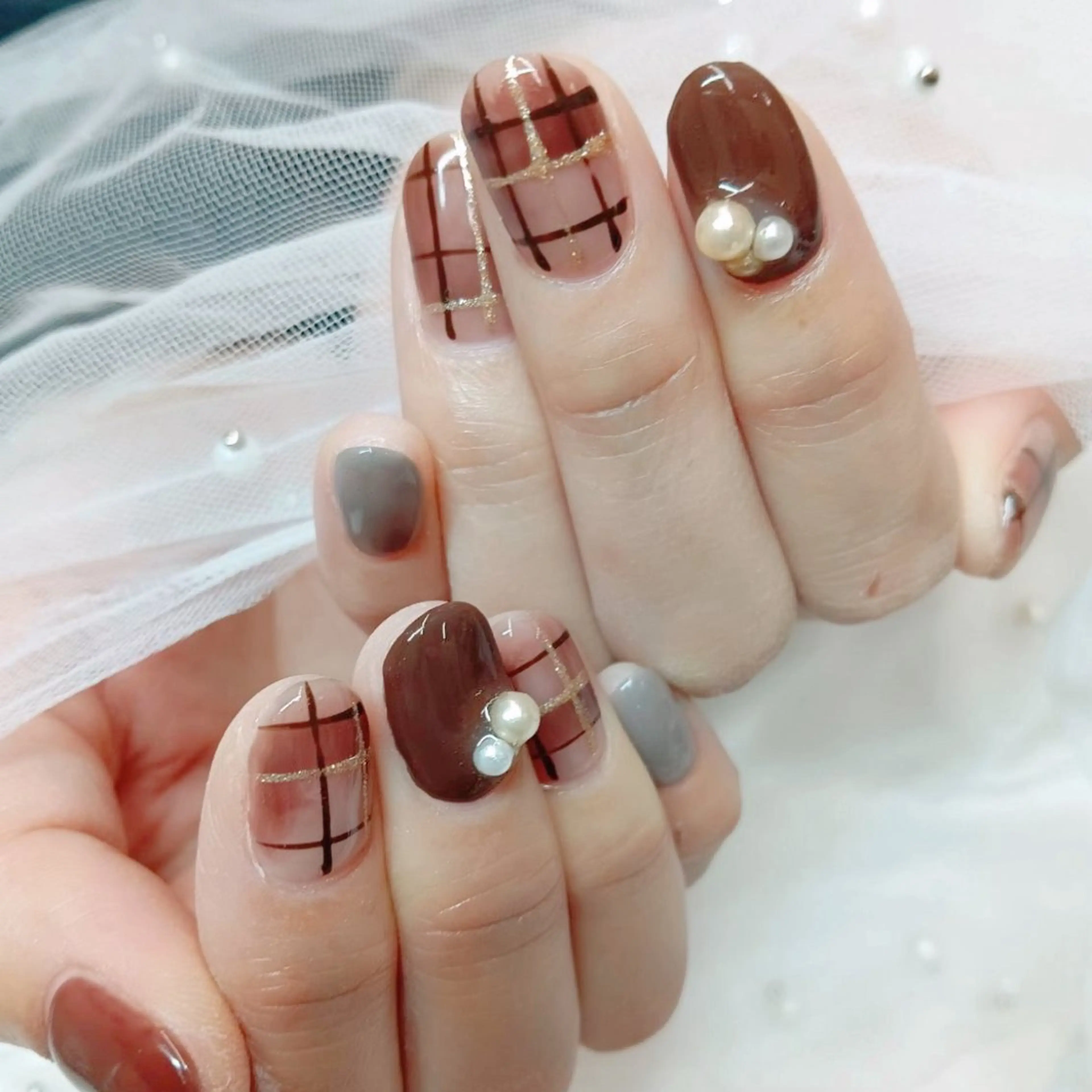 ネイル ハンドネイル 柘植 祐子のネイルデザイン