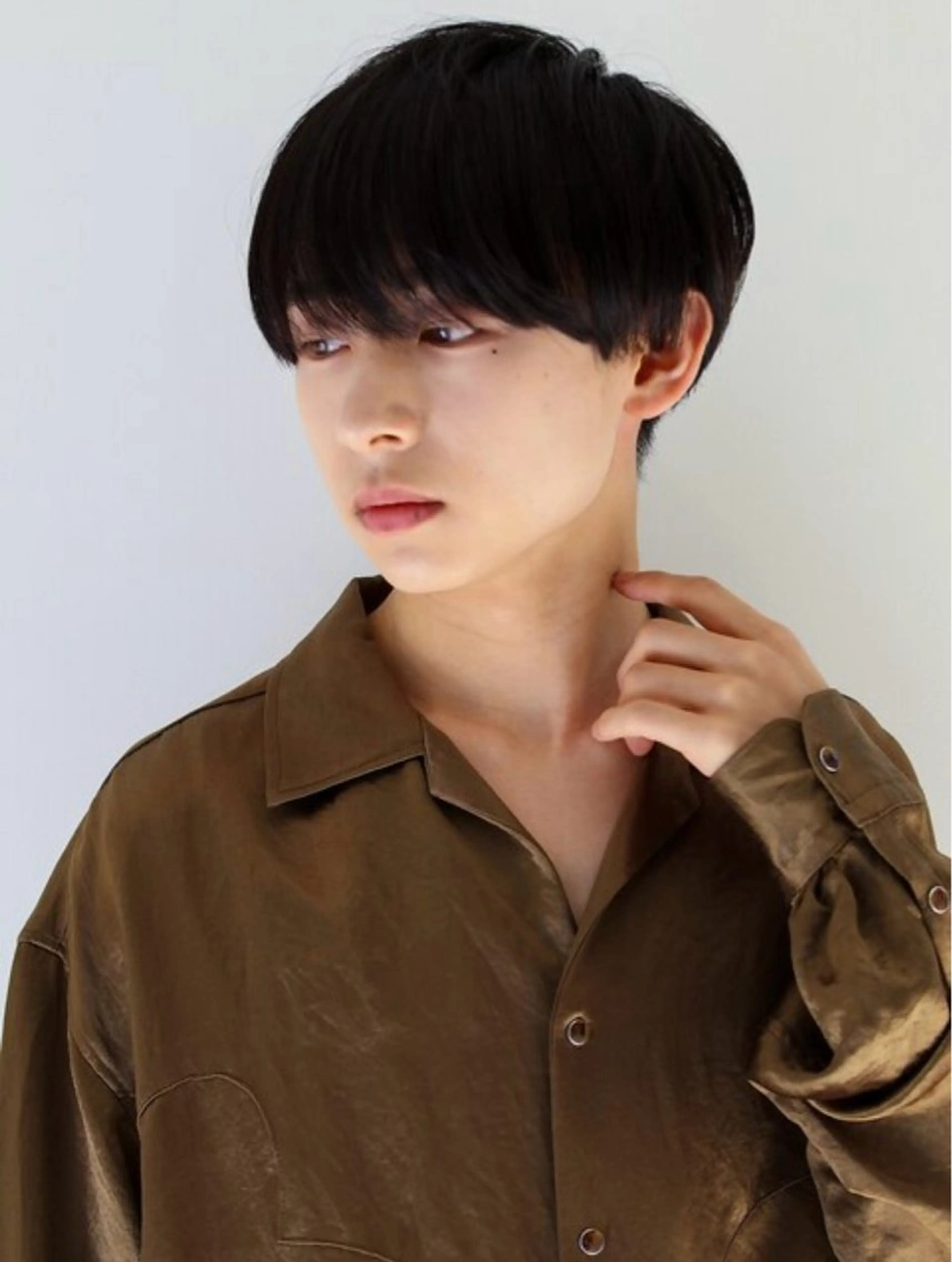 メンズ レイヤー小顔ショート 吉田ジョウのヘアスタイル