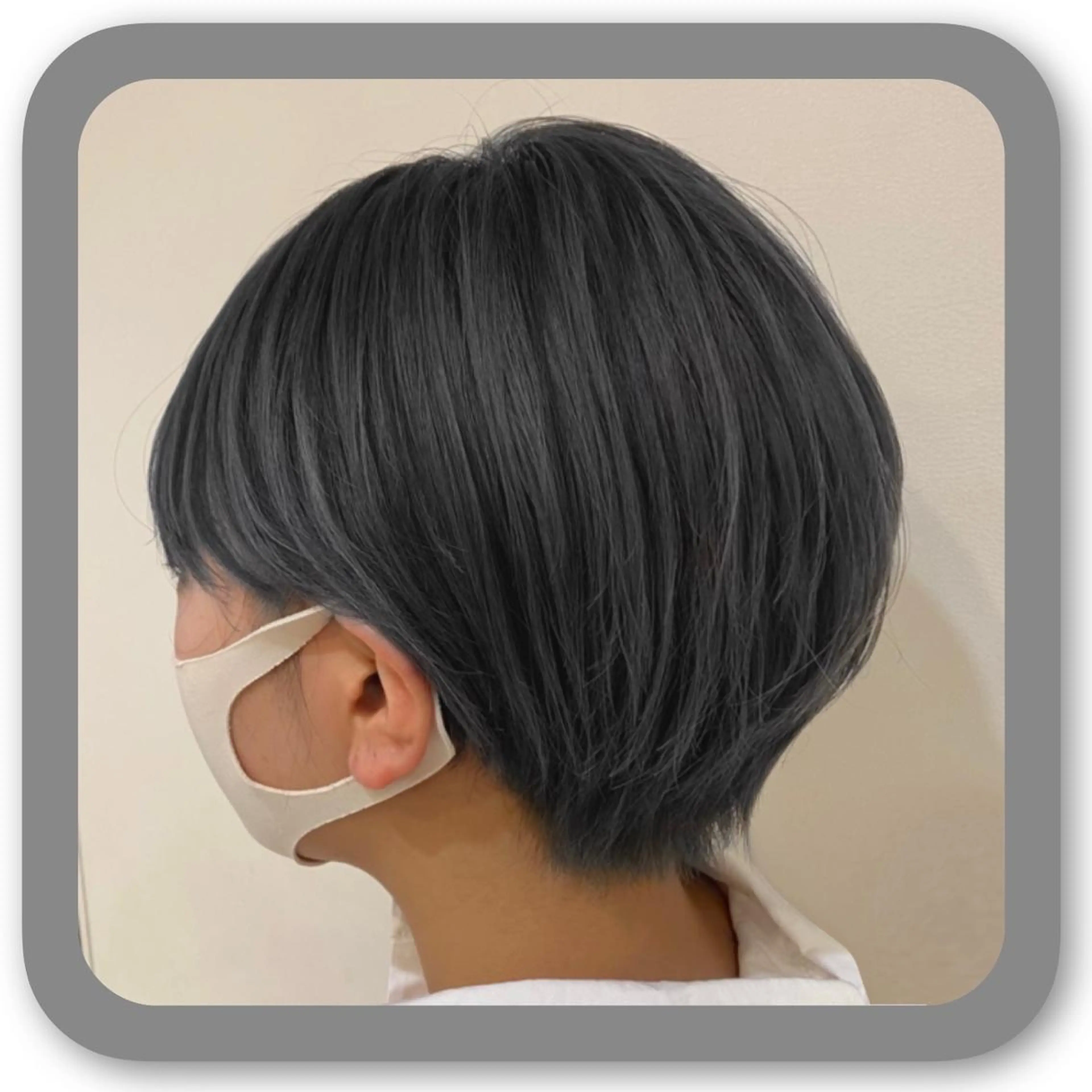 ショート アッシュ ボブ 髪質改善 レイヤーカット ショートヘア カット ショート〜ミディアム 喜多司のヘアスタイル