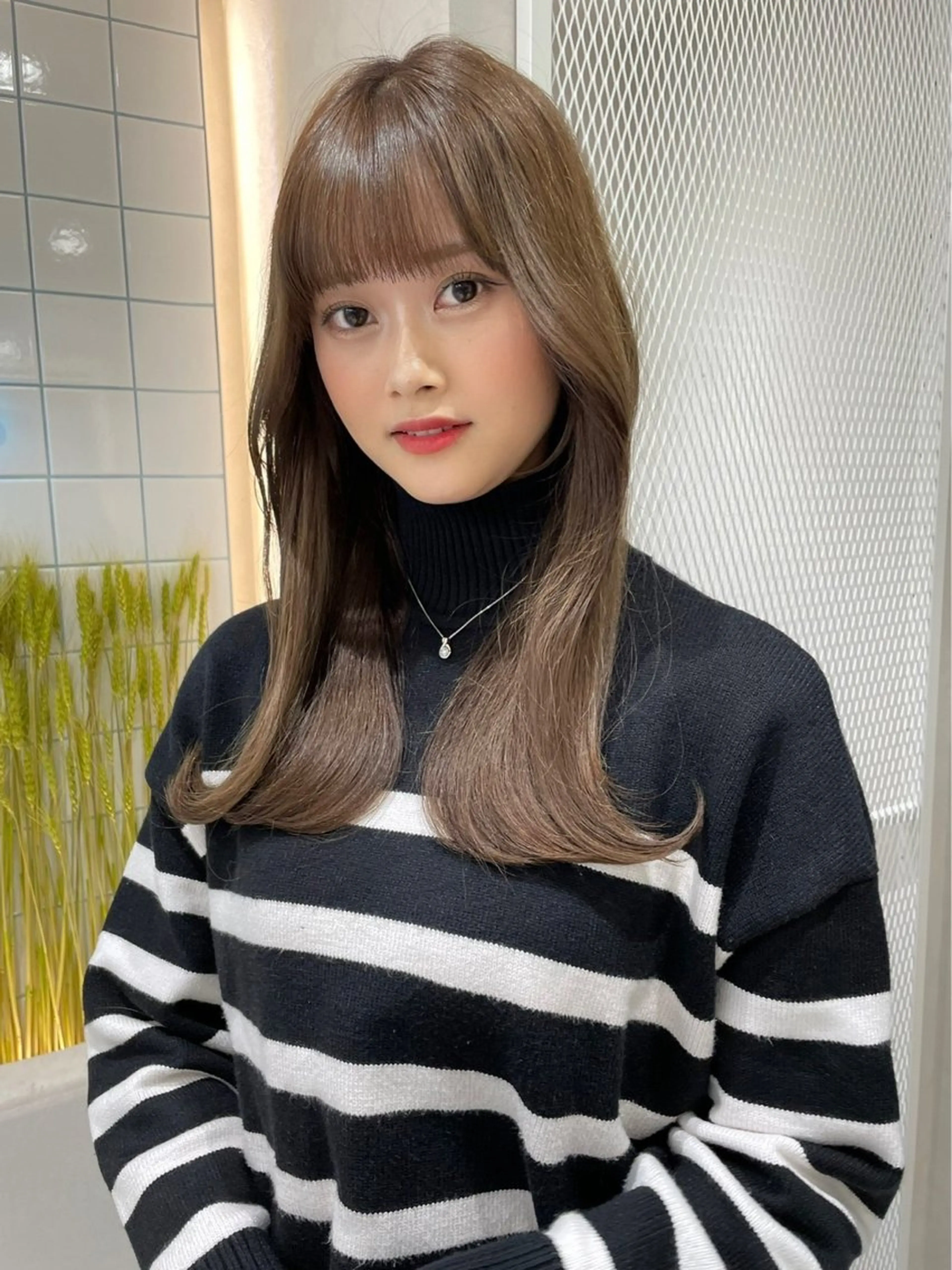 【⭐️ブリーチなしで作る⭐️】似合わせカット＋透明感ブリーチ無しWカラー➕クイックTRの写真