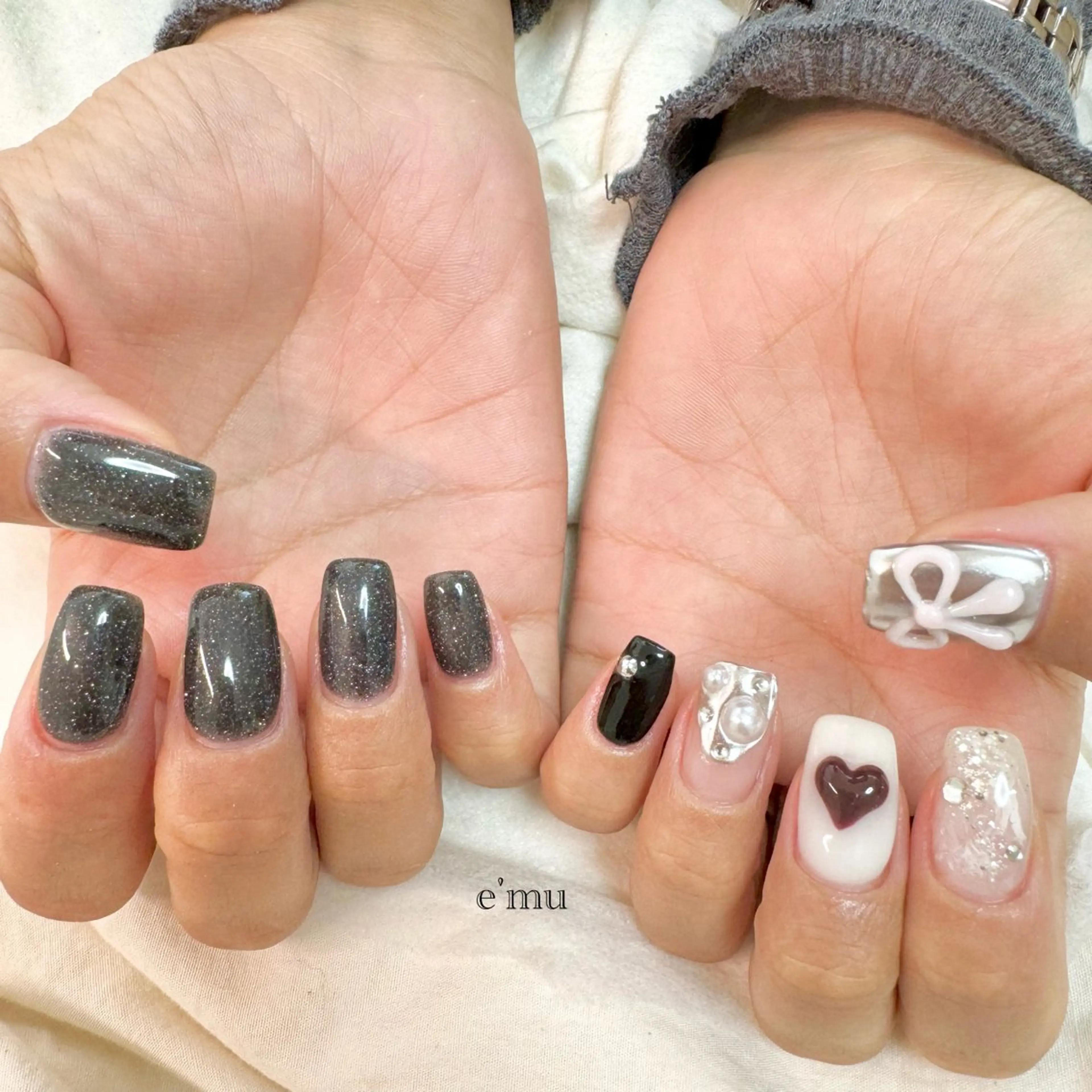 ネイル ハンドネイル nail salon e'mu💐のネイルデザイン