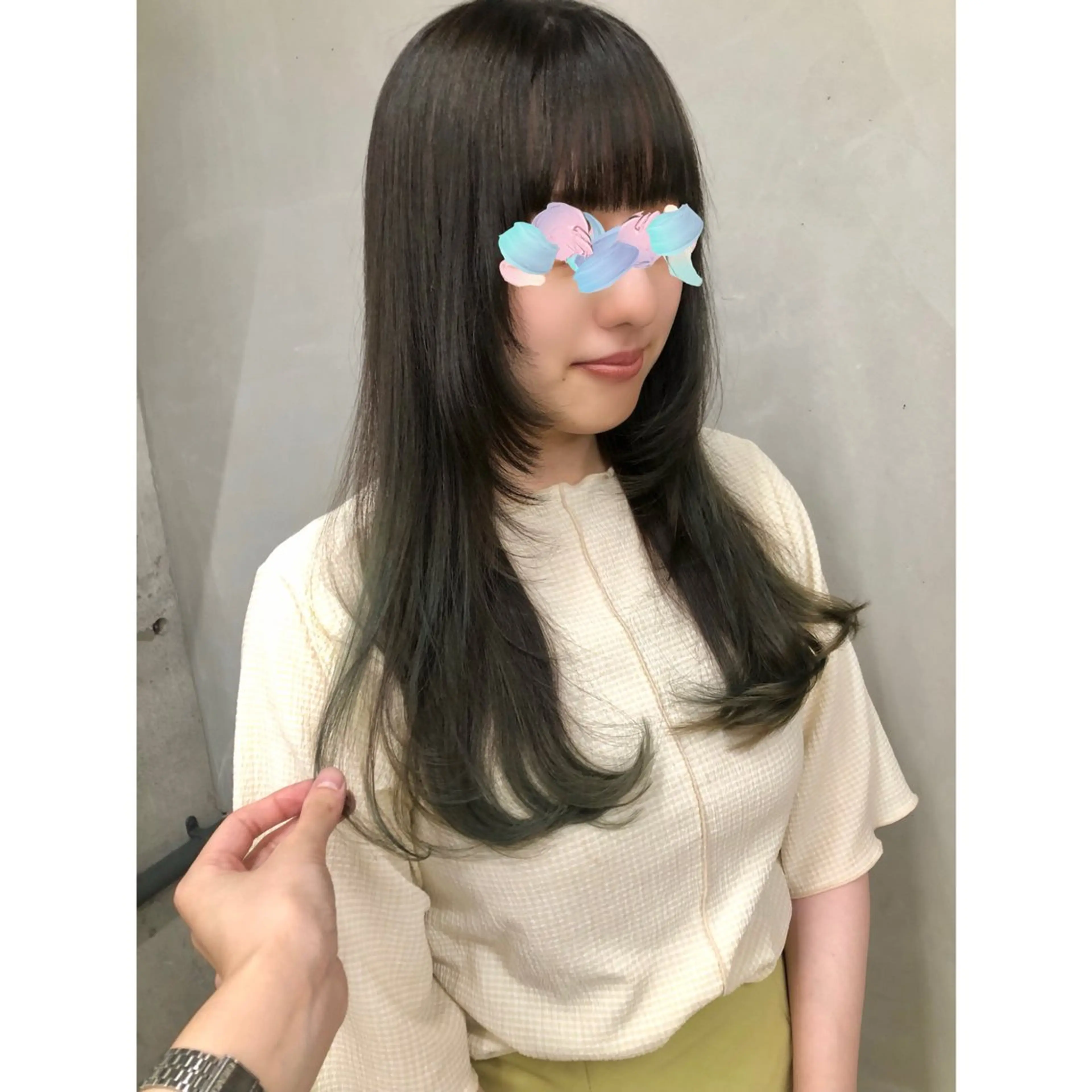 ロング カラー ベージュカラー ブリーチ ブラウンカラー 透明感カラー グラデーションカラー 推しカラー✨ オタク美容師ユウカのヘアスタイル