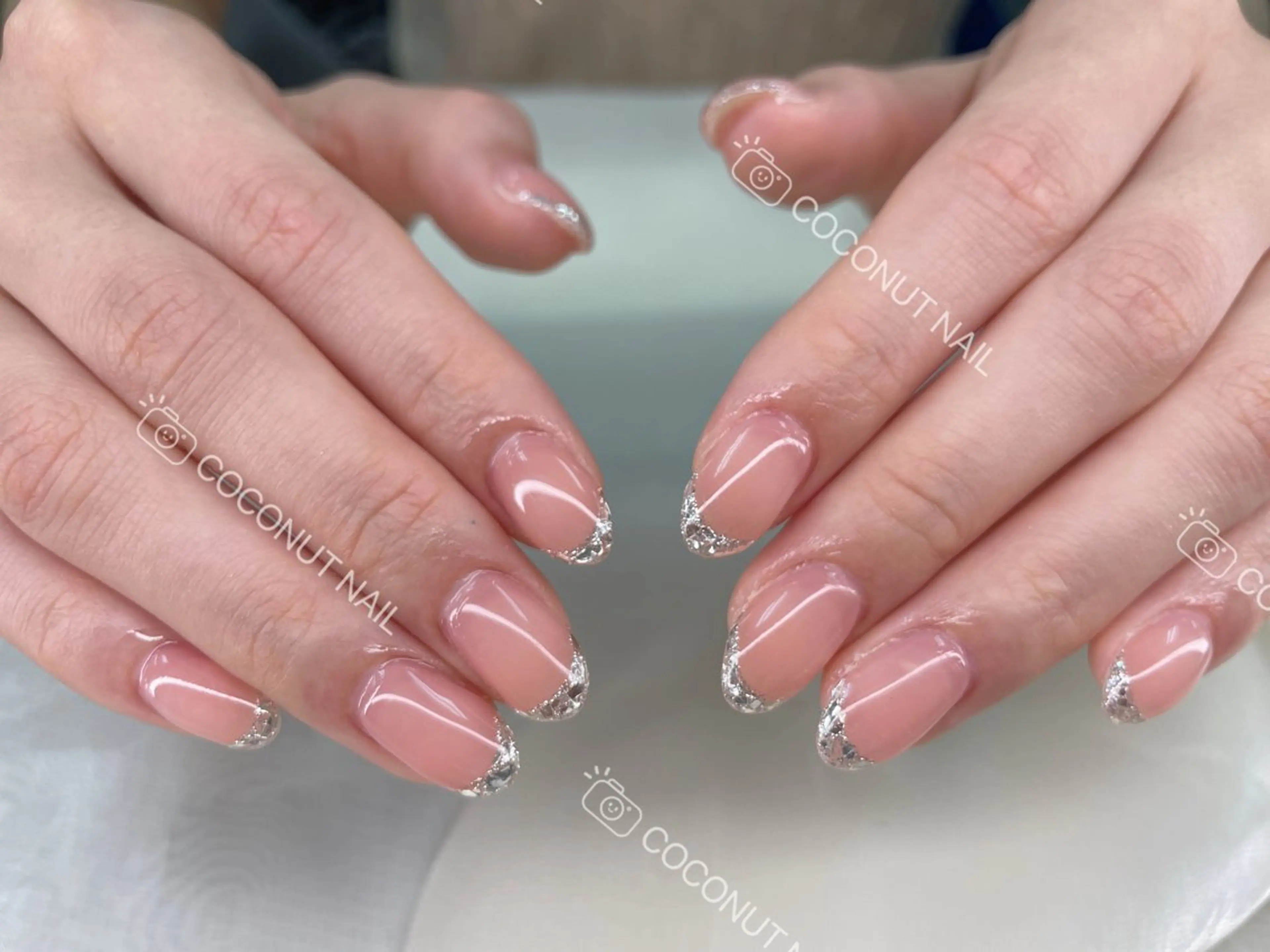 ネイル ハンドネイル 神田 ココナッツのネイルデザイン