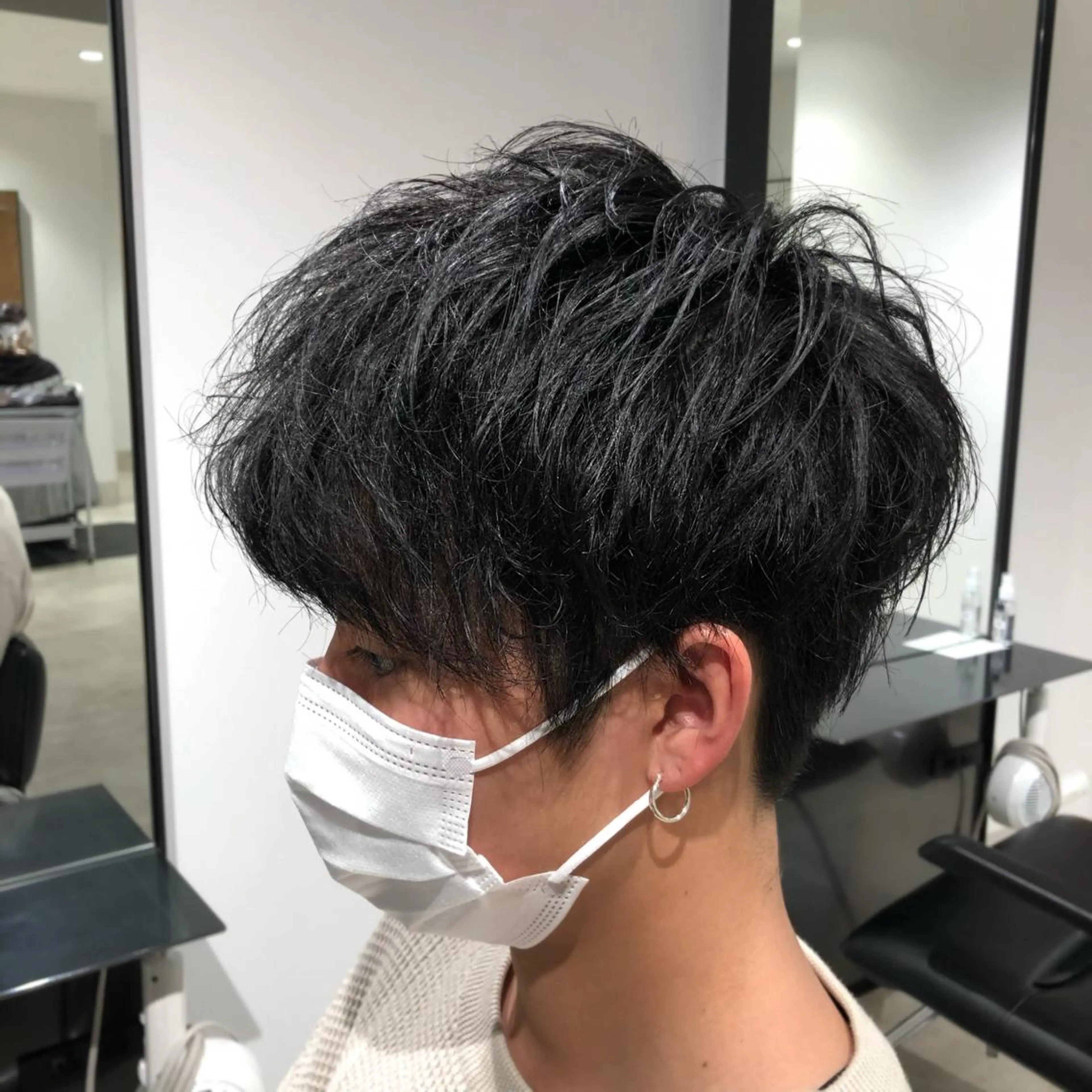ミディアム カット GO TODAY SHAiRE SALON所属・✂︎斉藤 健介✂︎のヘアスタイル