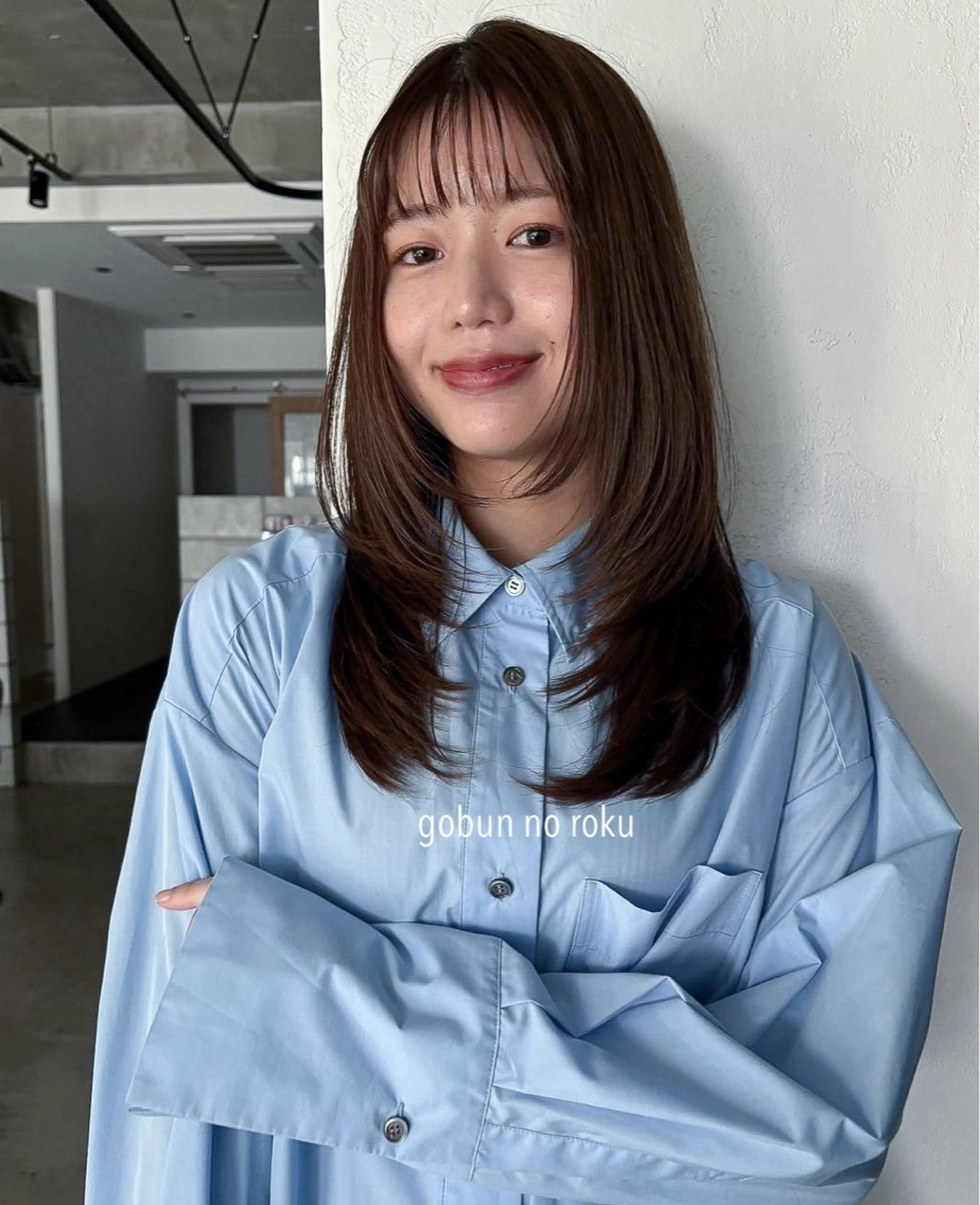 セミロング GOBUNNOROKU所属・mei   【6/5 ゴブンノロク】のヘアスタイル