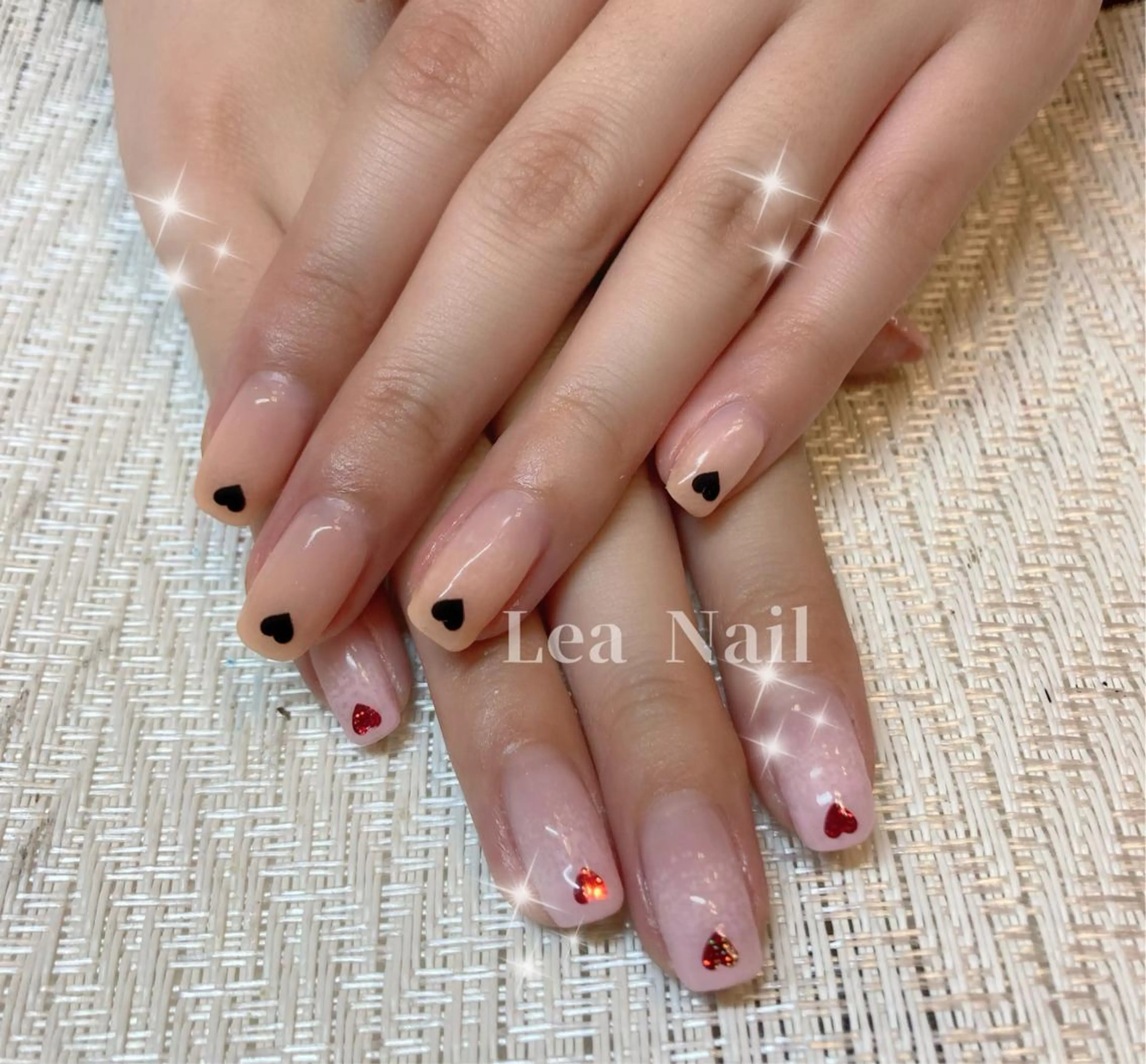 ネイル ハート Lea Nailのネイルデザイン