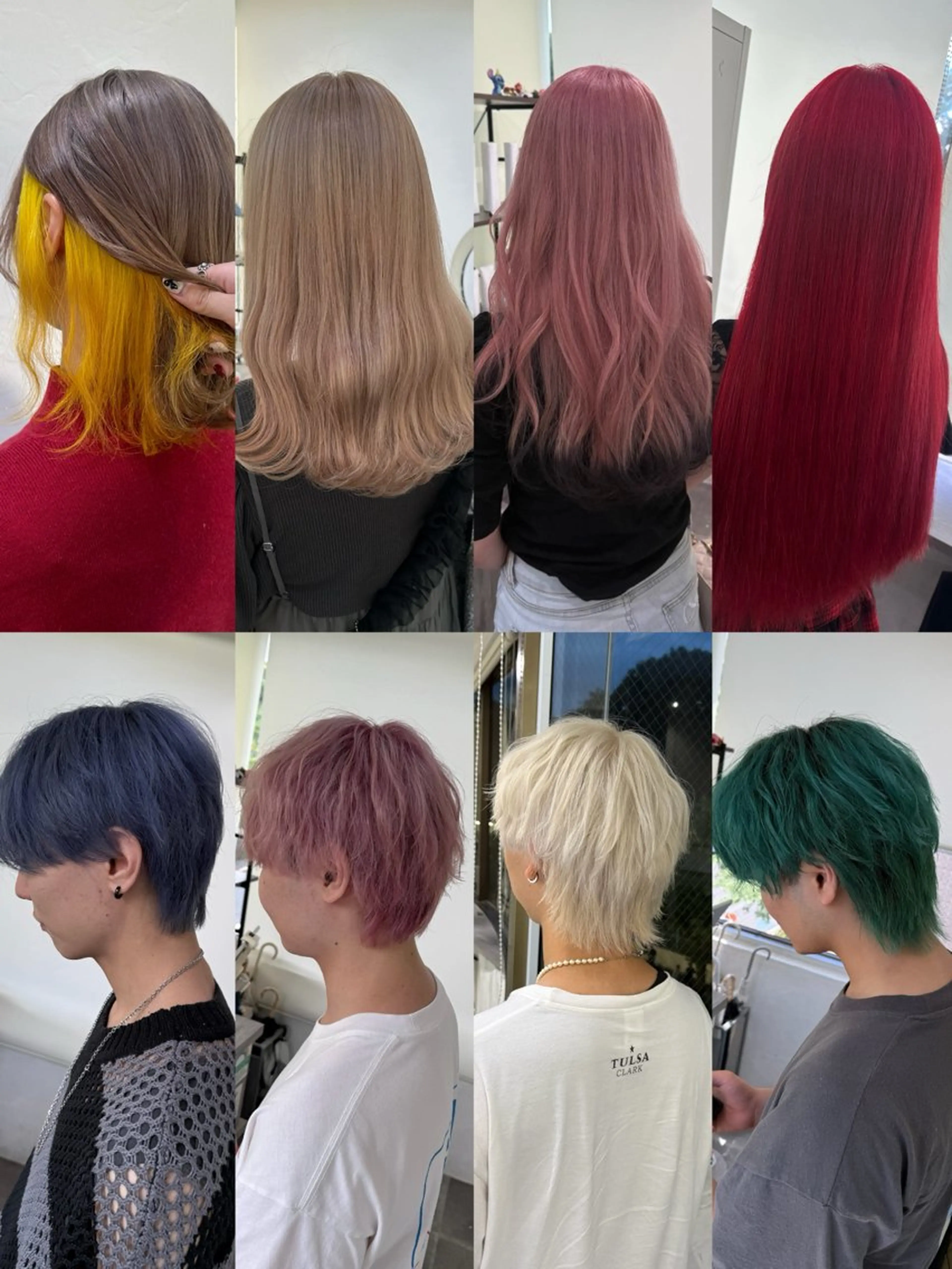 🫧カットケアブリーチカラー+クイックトリートメントの写真