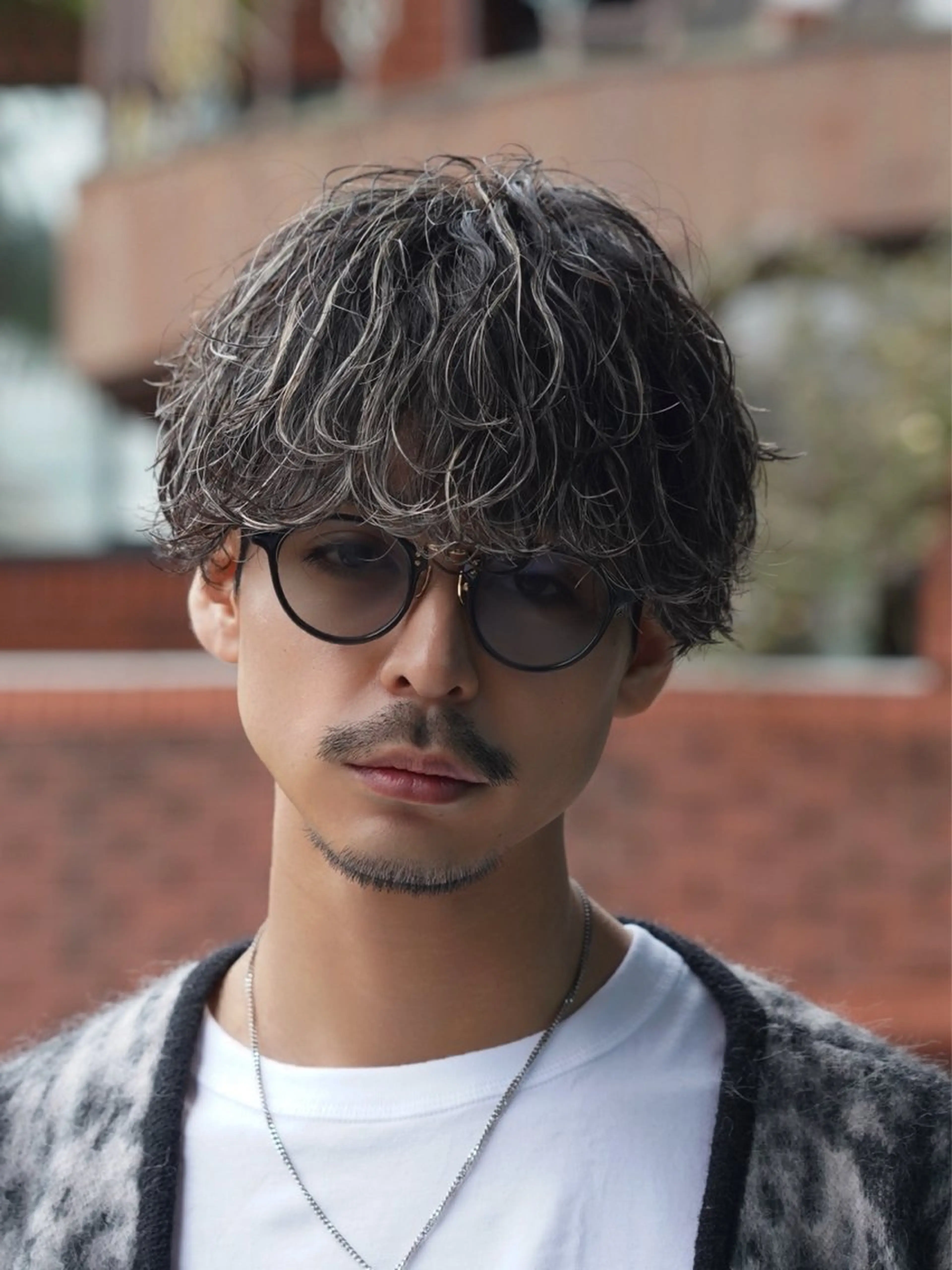 パーマ ヘアアレンジ メンズ 藤平海音/fifth PARKのヘアスタイル