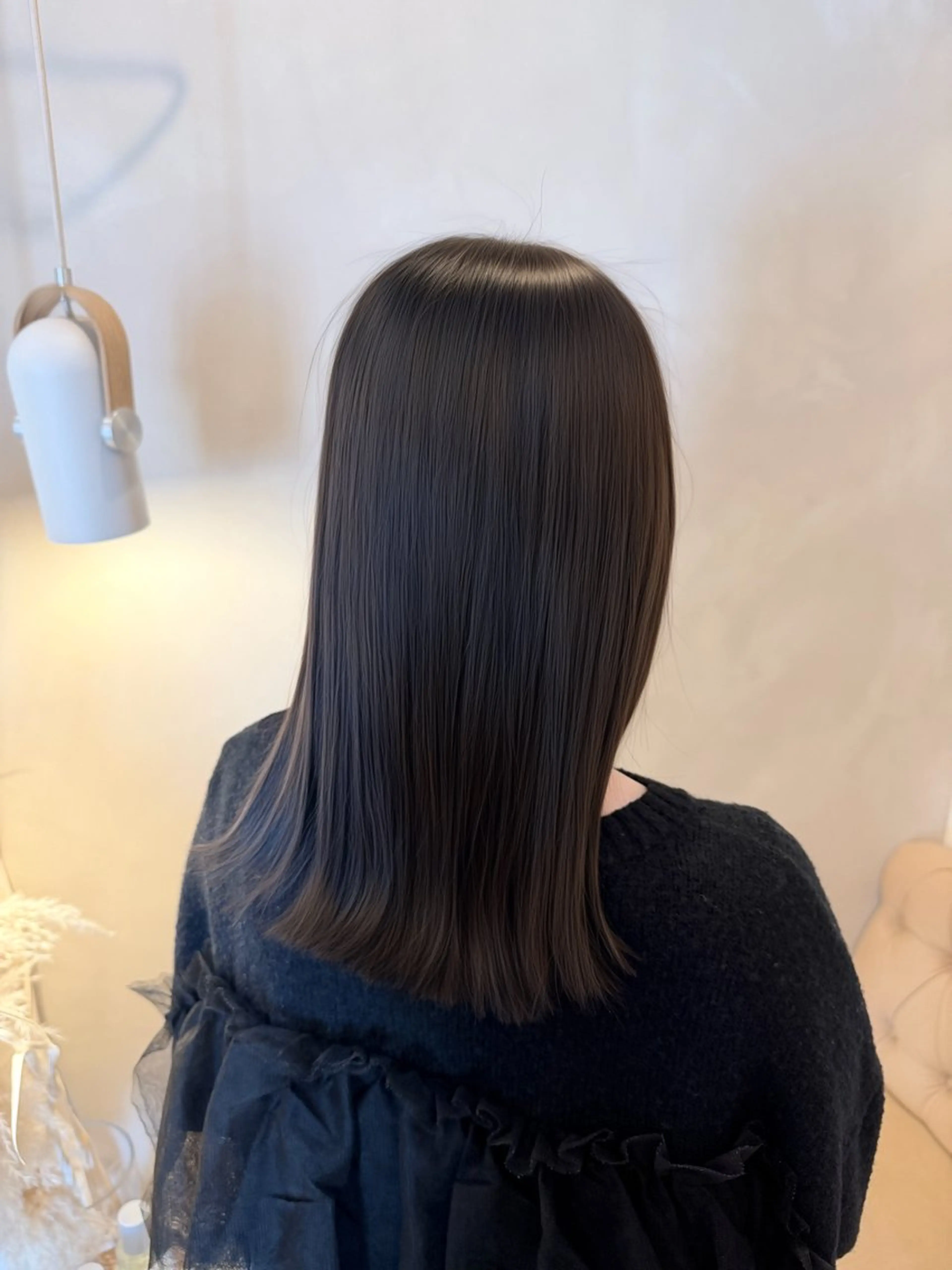 ミディアム カラー 髪質改善 縮毛矯正 カット ヘアカラー 縮毛矯正 草野ゆずき⌇縮毛矯正 ⌇レイヤー⌇ボブ🕊のヘアスタイル