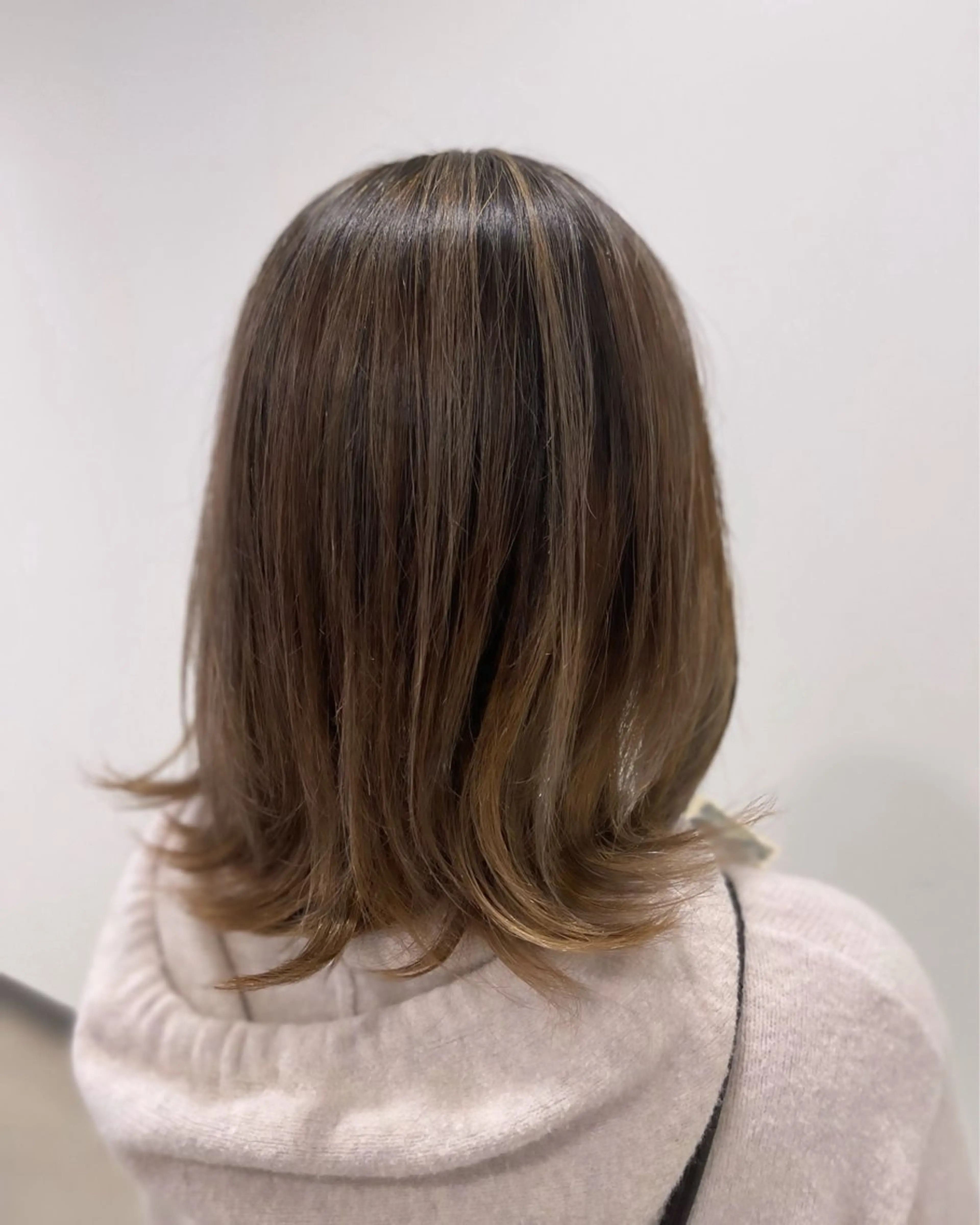 ミディアム カラー カット ヘアカラー トリートメント 千葉 たかしのヘアスタイル