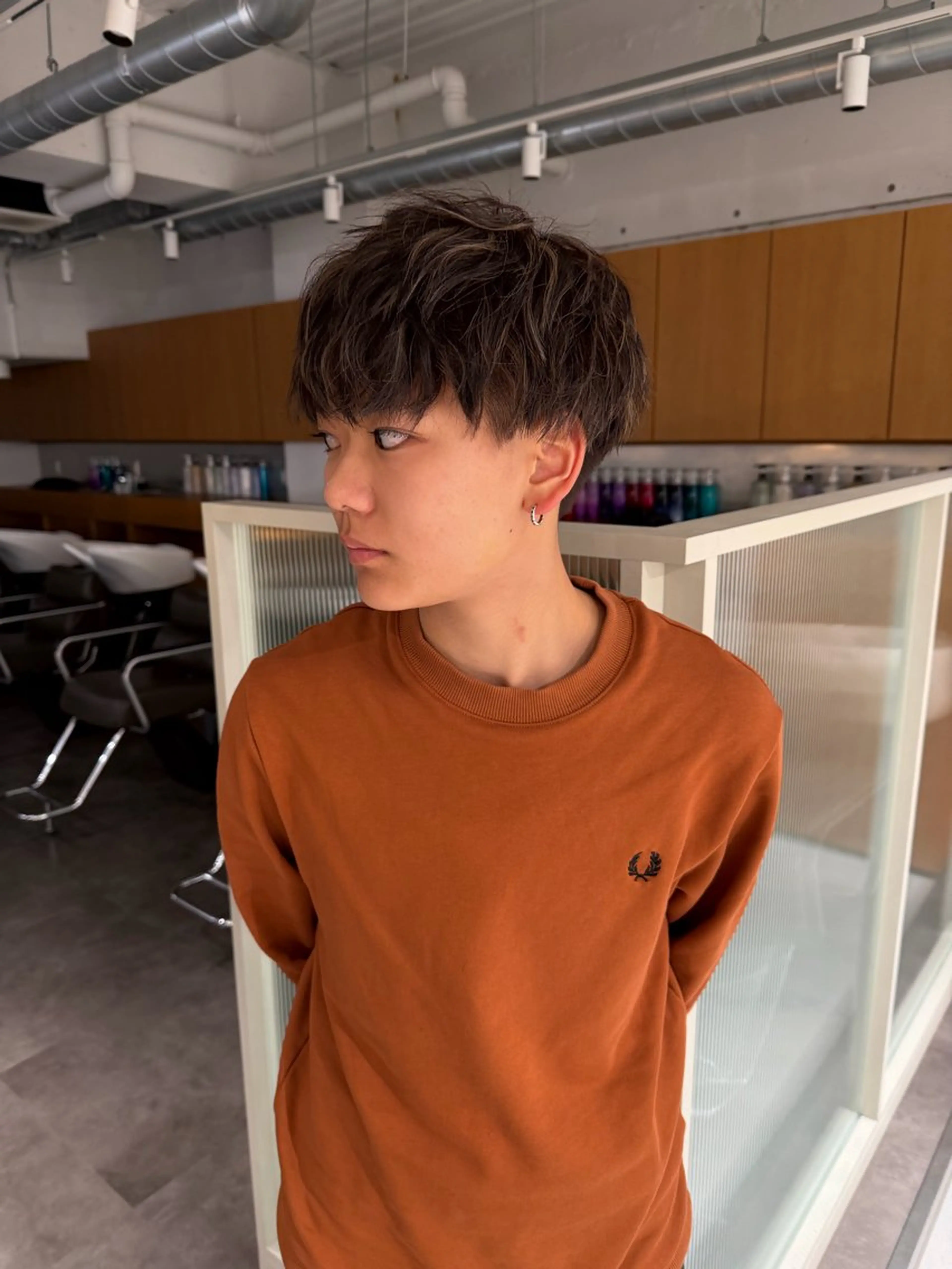 【メンズカットモデル🕴️】人気の刈り上げ/マッシュ/韓国風スタイルもOK!の写真