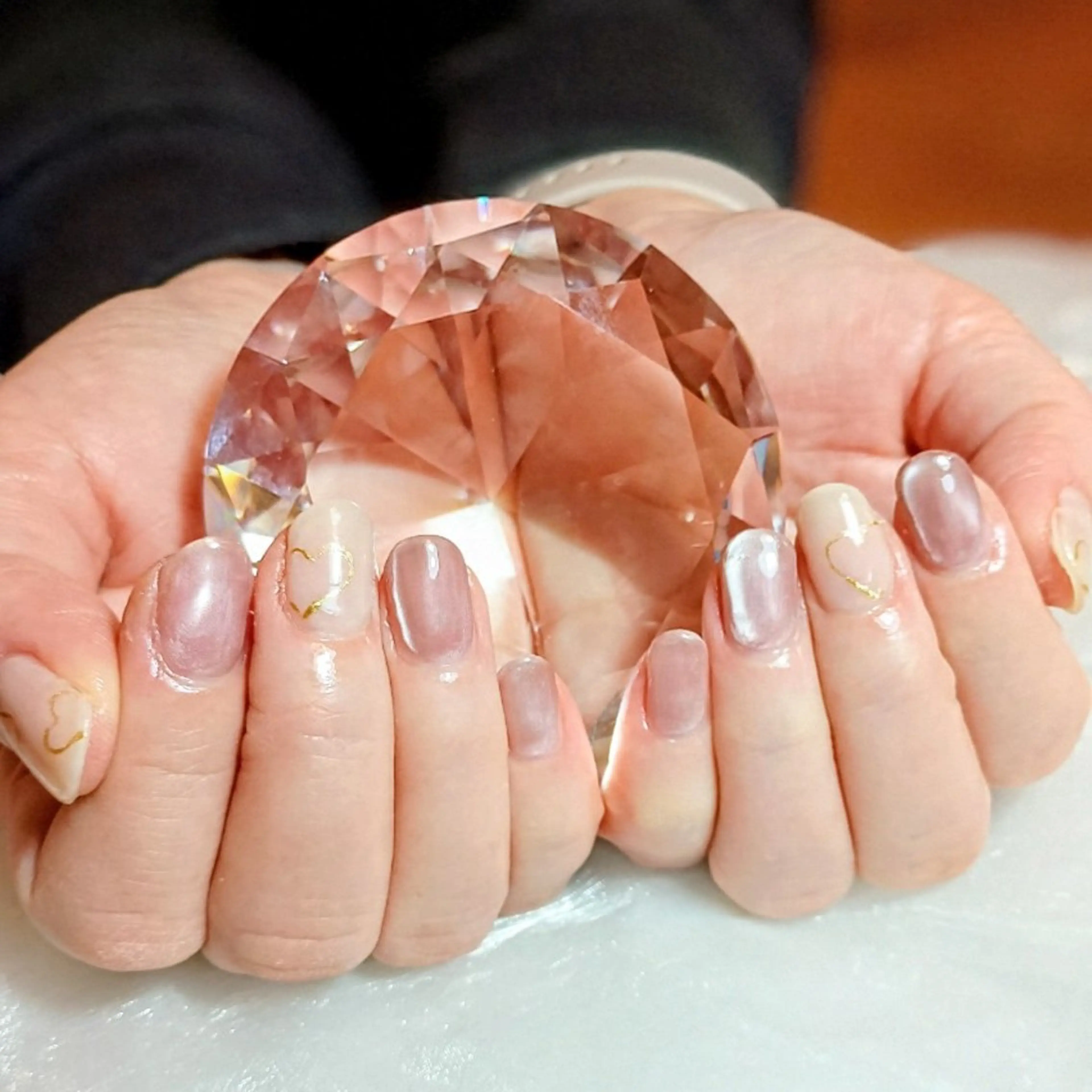 ネイル アートネイル マグネットネイル nail te to teのネイルデザイン