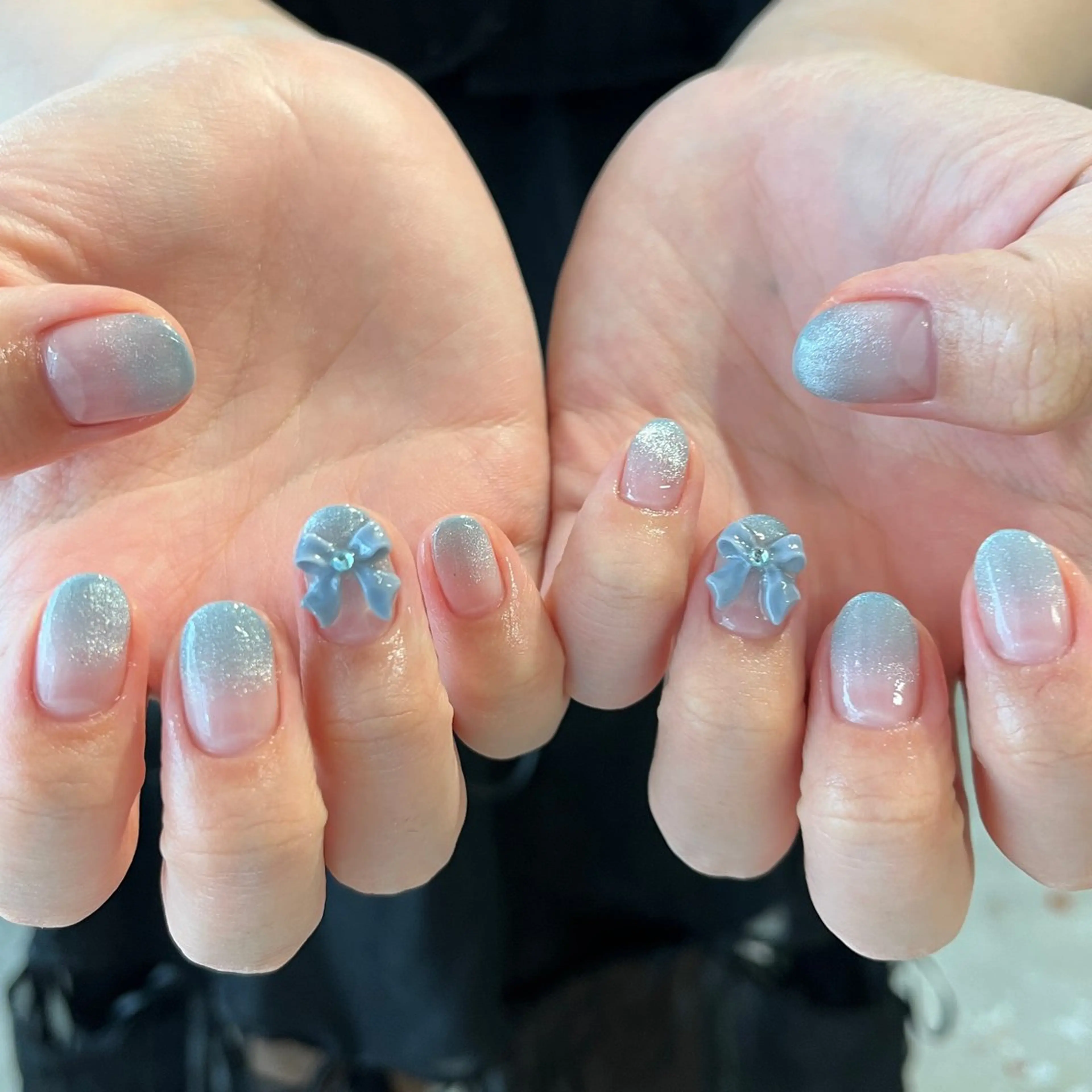 ネイル グラデーション マグネットネイル NORAmanaka /渋谷⟡.·*.のネイルデザイン