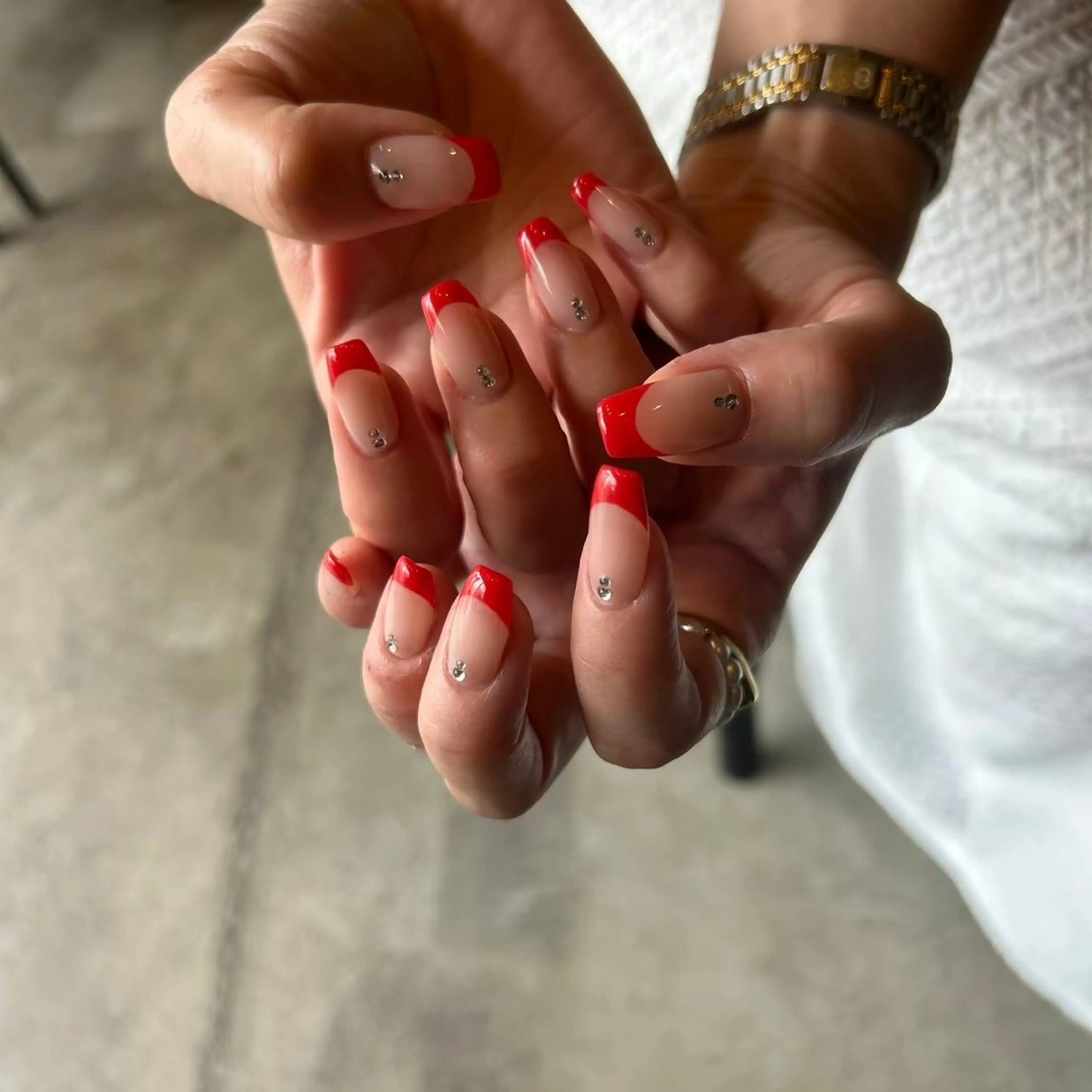 【オフ込み】フレンチネイルの写真