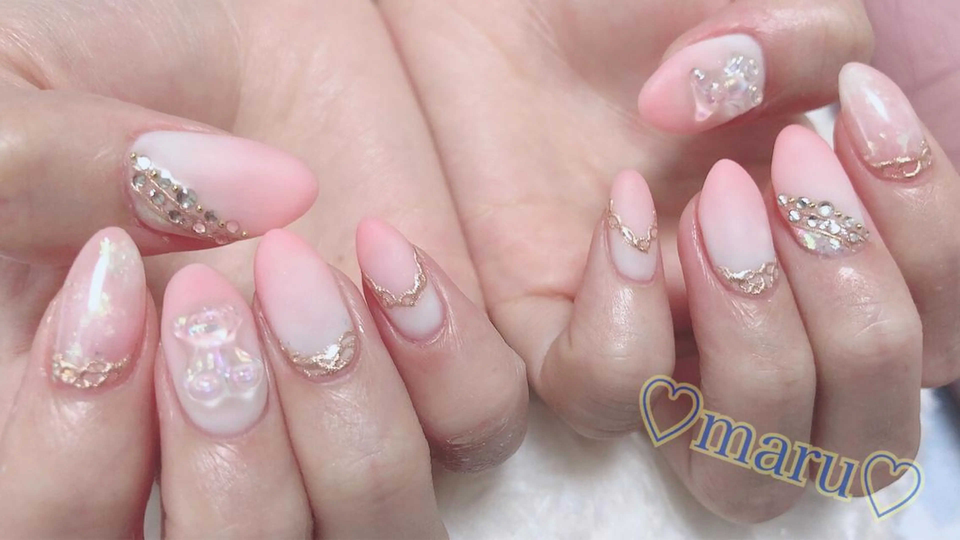 ネイル ハンドネイル フットネイル まるみ ♡のネイルデザイン