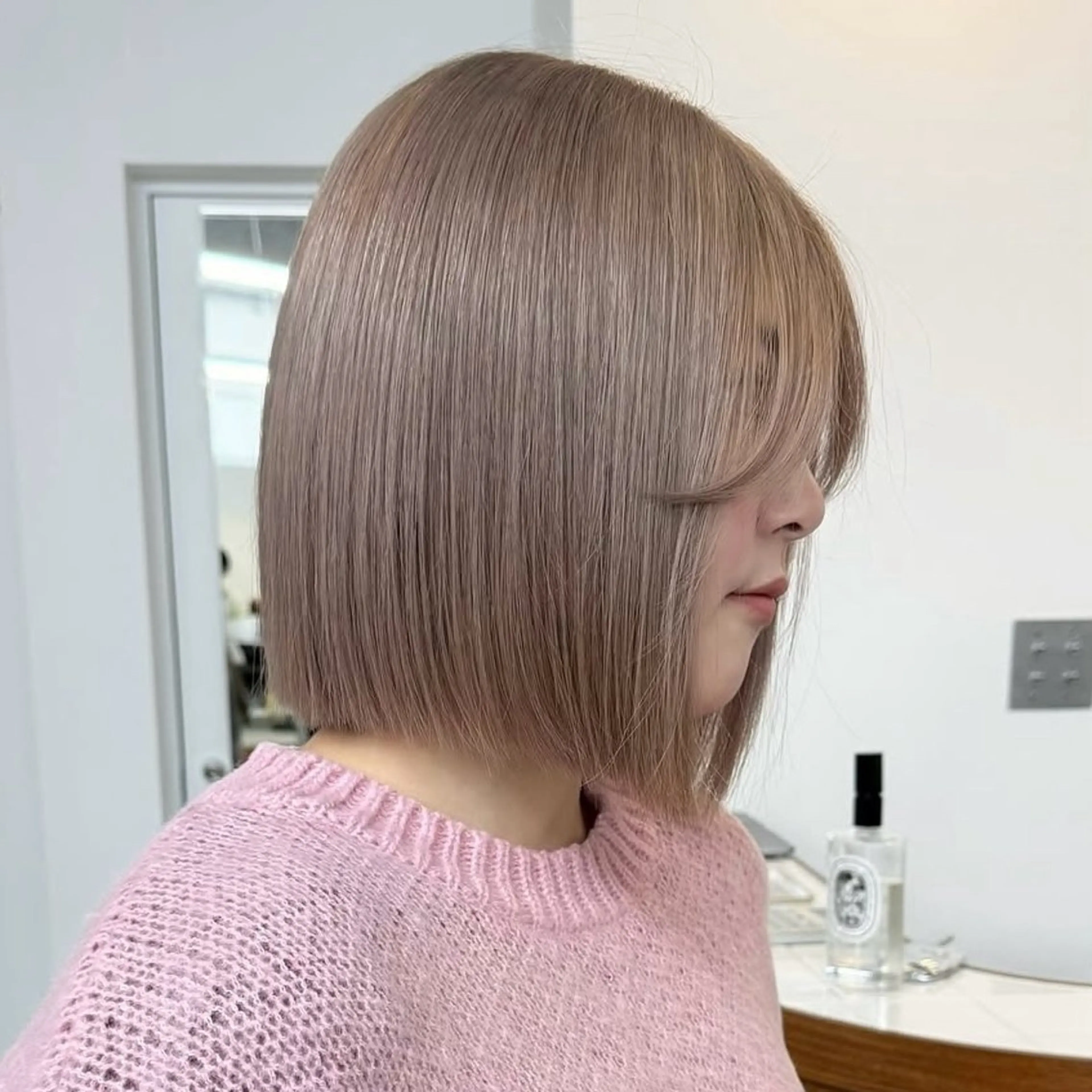 ショート カラー 透明感ワンカラー梅田 ダブルカラー/川上のヘアスタイル