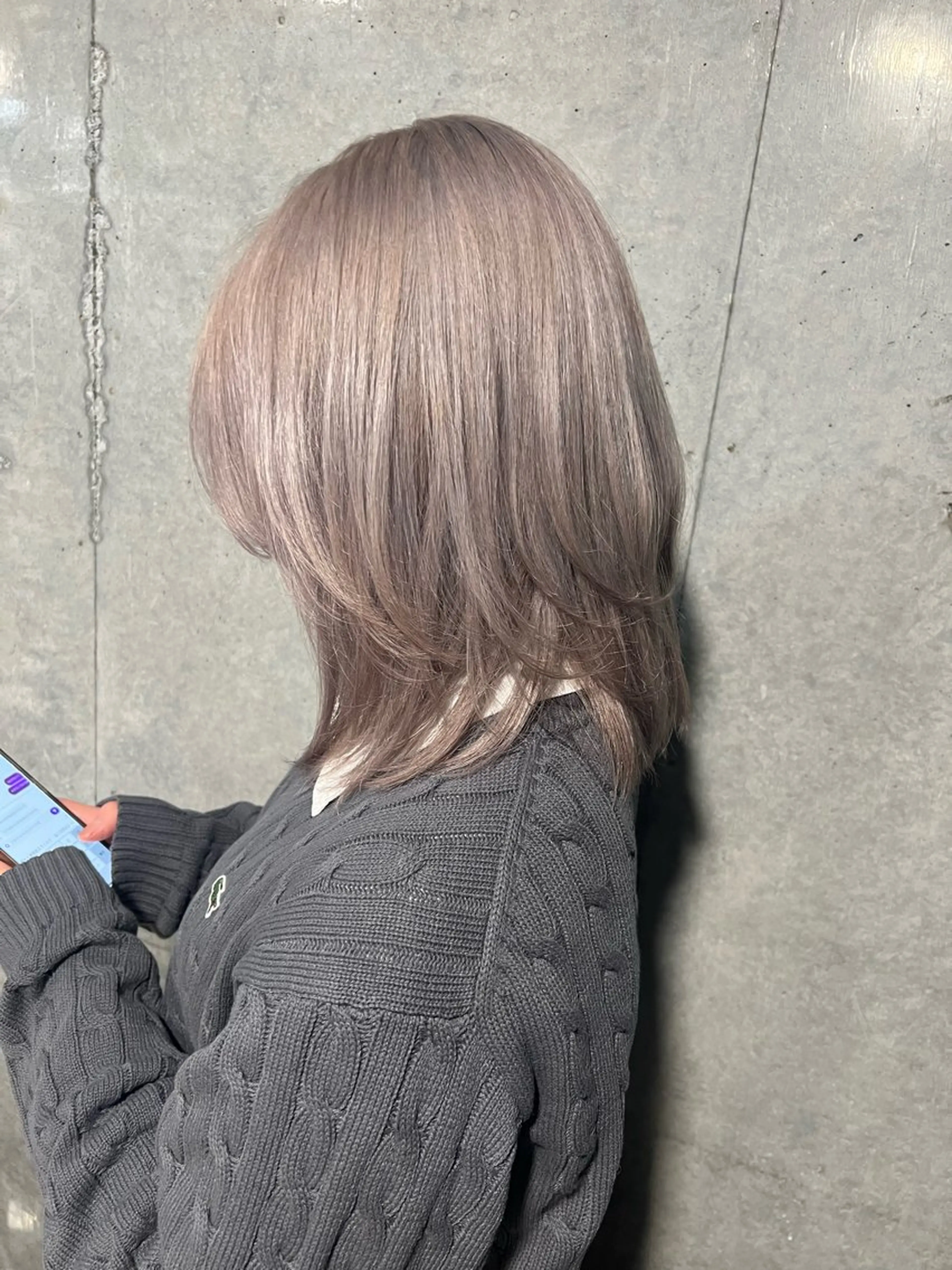 カラー ヘアカラー はなえ/ブリーチ/複 雑履歴修正のヘアスタイル