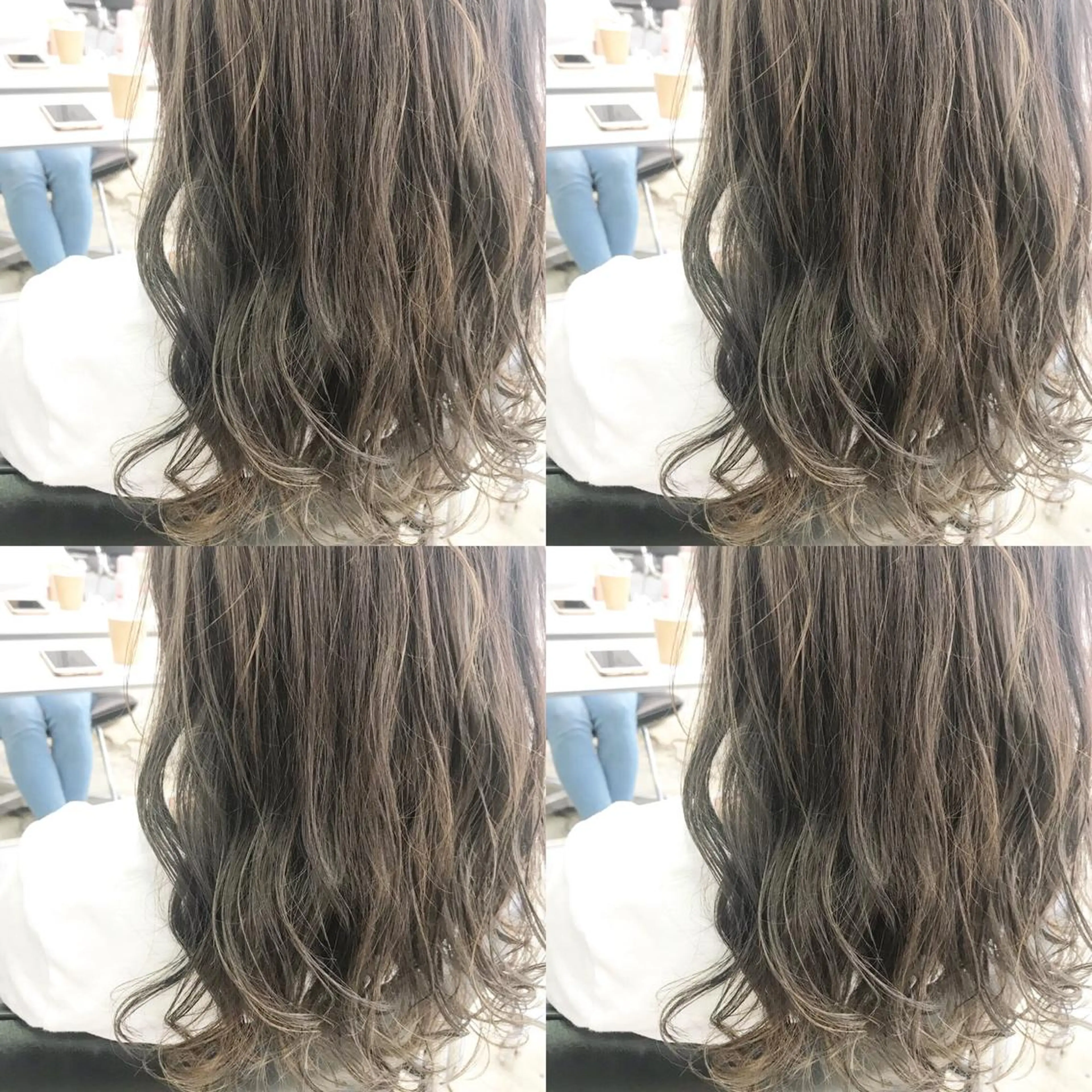 ロング カラー ヘアアレンジ アッシュ ベージュカラー 垢抜け案内人 鈴木聖矢✂️のヘアスタイル