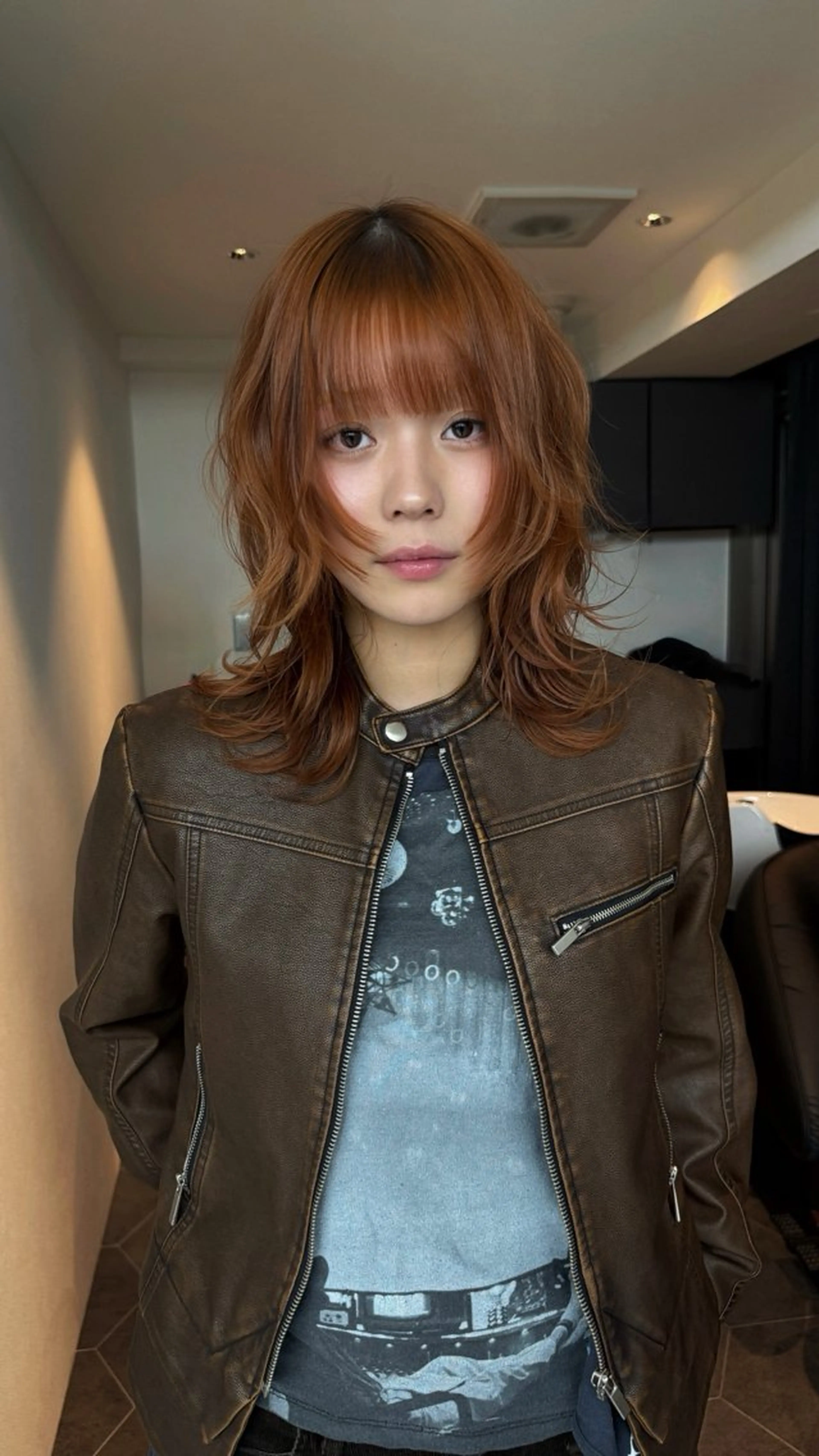 ミディアム レイヤーカット カット レイヤー/ハッシュ カット【春道】のヘアスタイル