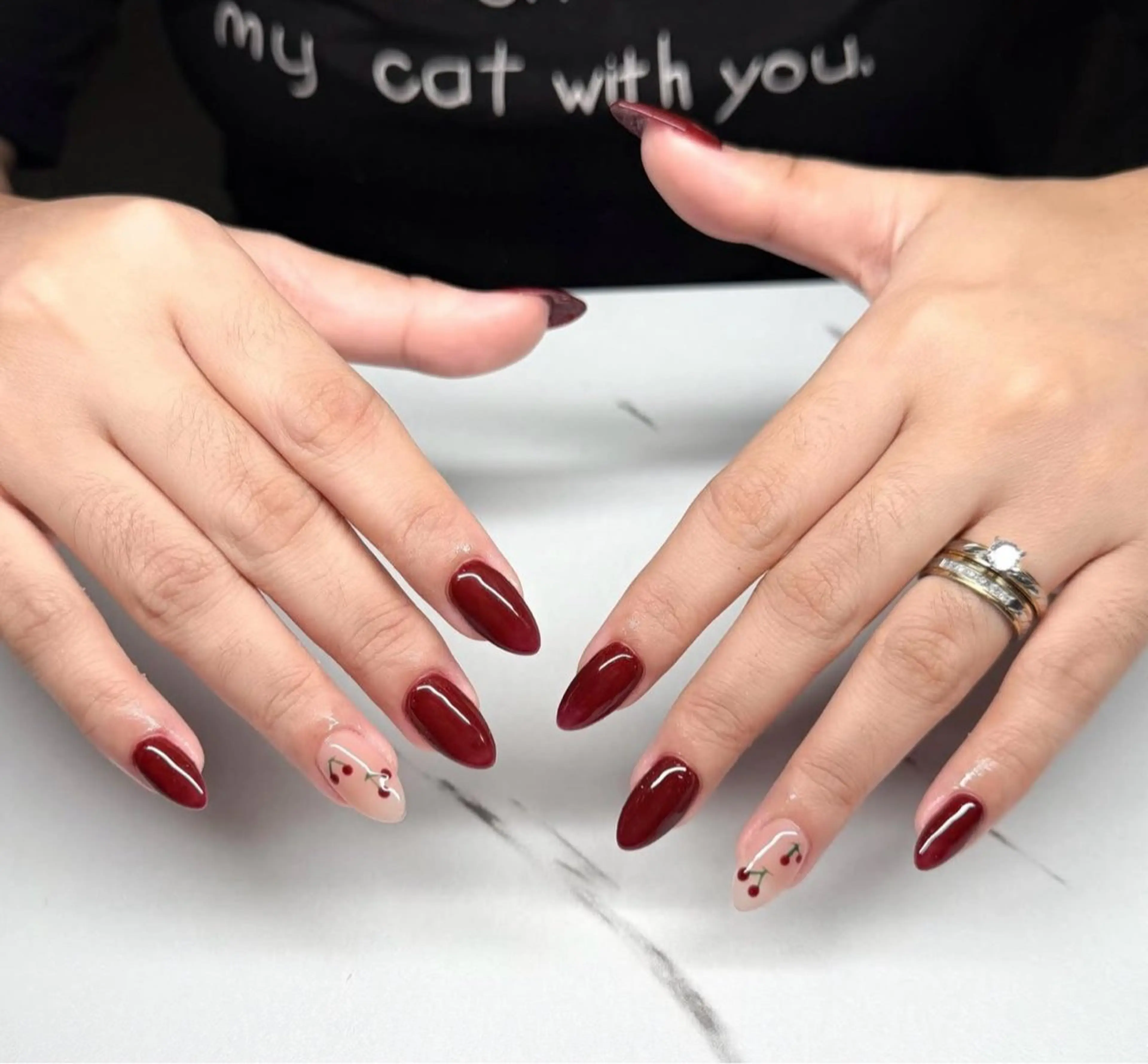 ネイル 韓国ネイル 持ち込み ニュアンスネイル ネイルチップ ハンドネイル TABI ANA.CHUOのネイルデザイン