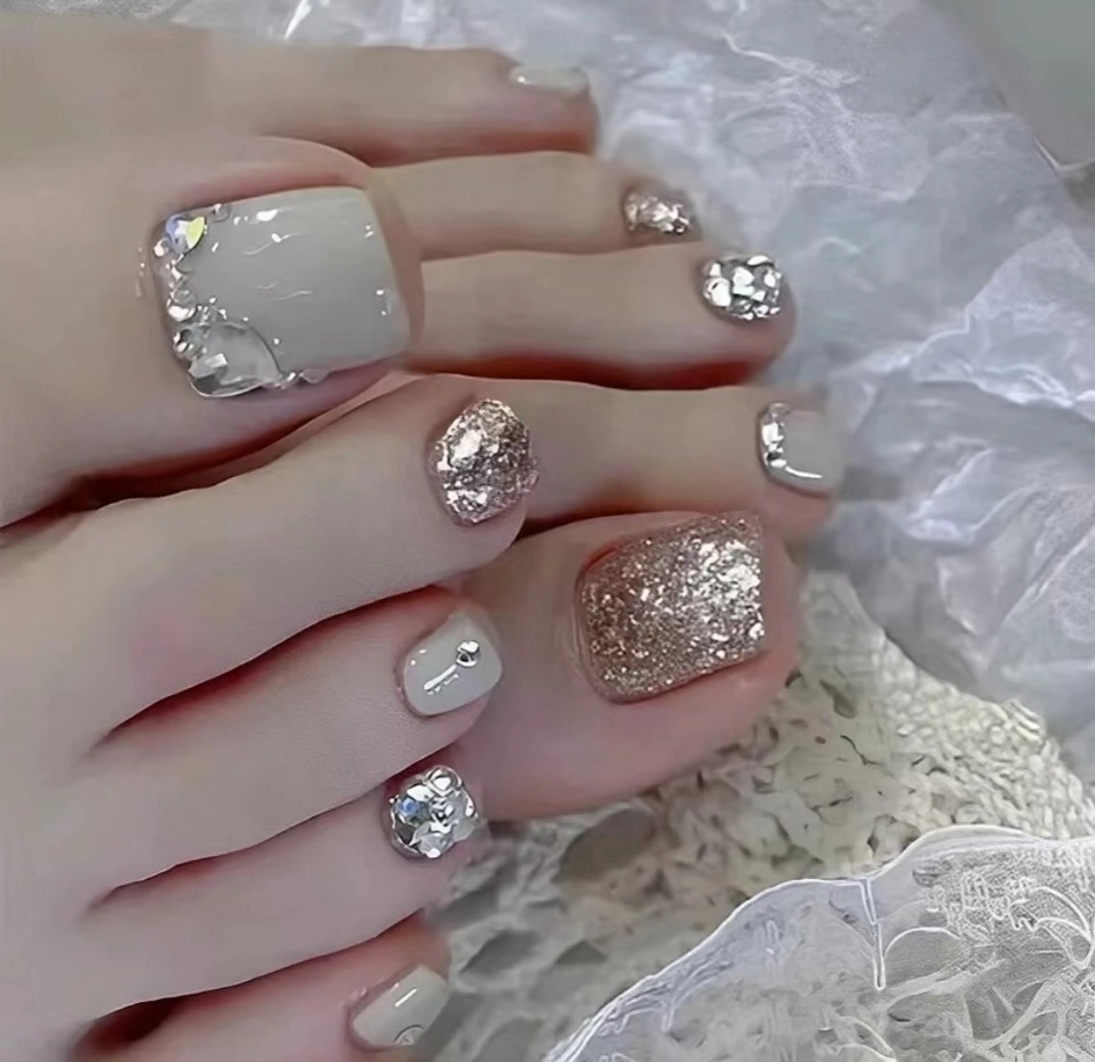 【練習モデル】フット🎀付け放題持ち込みデザイン🎀フットバス付き✨の写真