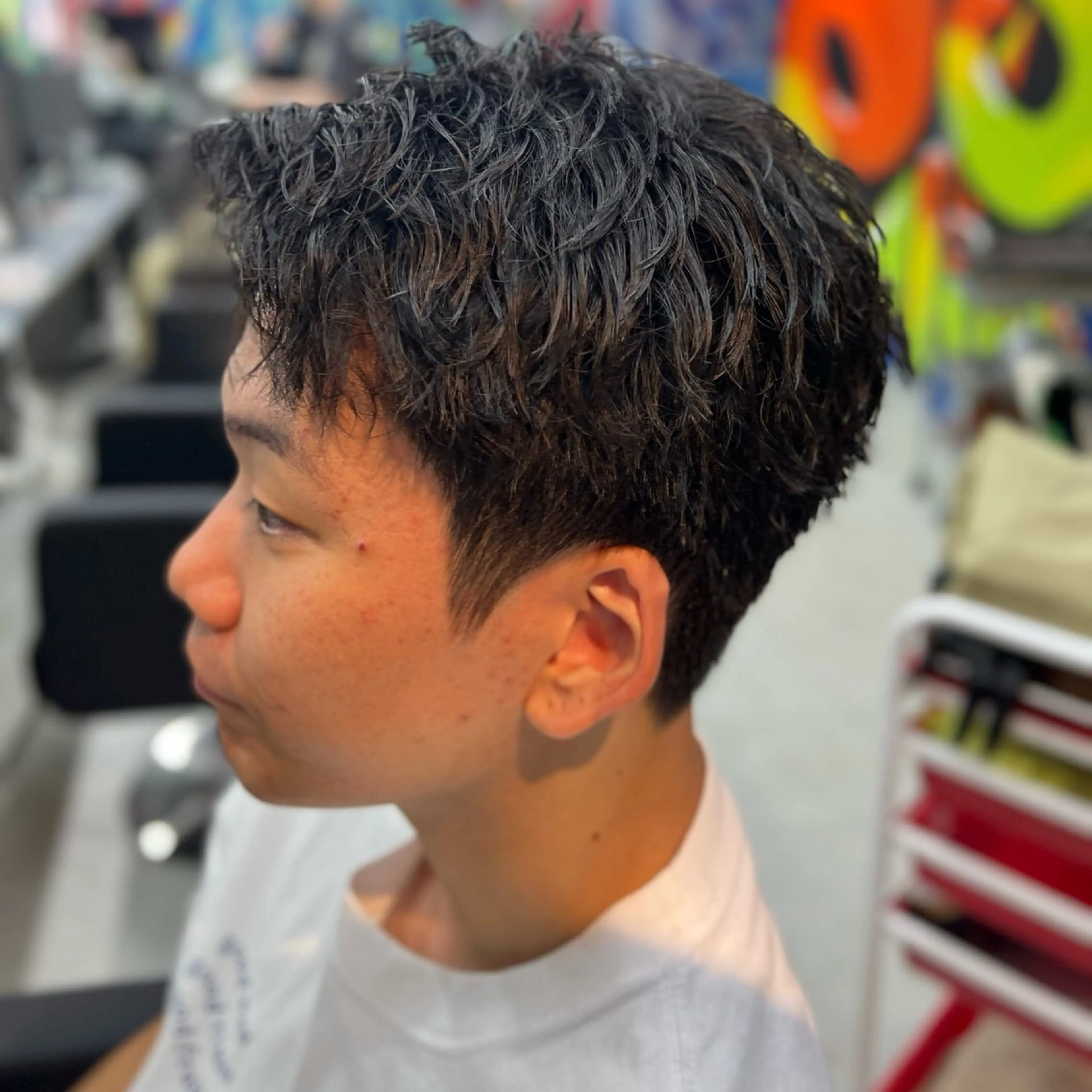 ショート パーマ メンズ 錦糸町/Men's cutパーマ石川史弥のヘアスタイル