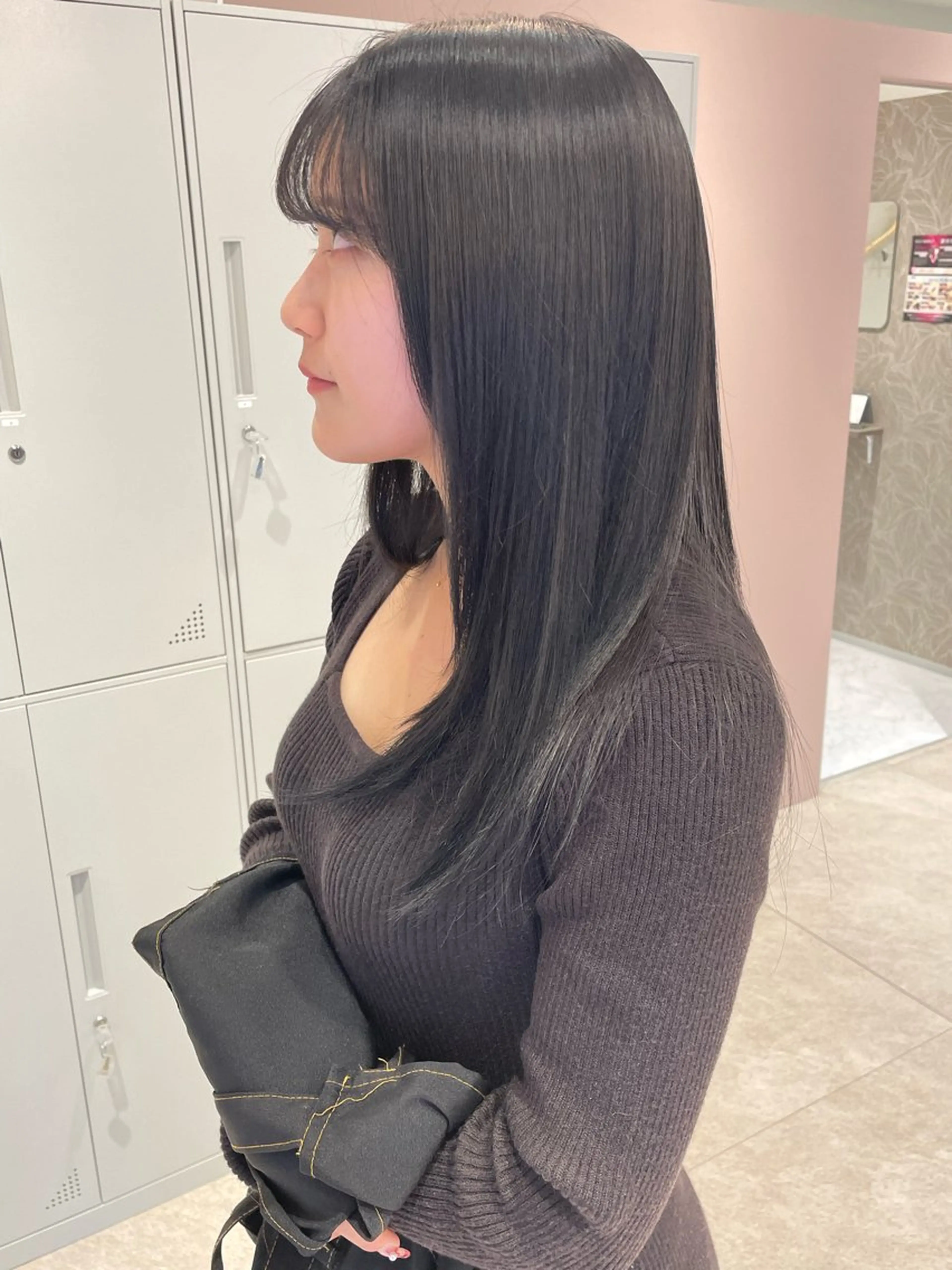 セミロング blanc hair 西中島MASARUのヘアスタイル