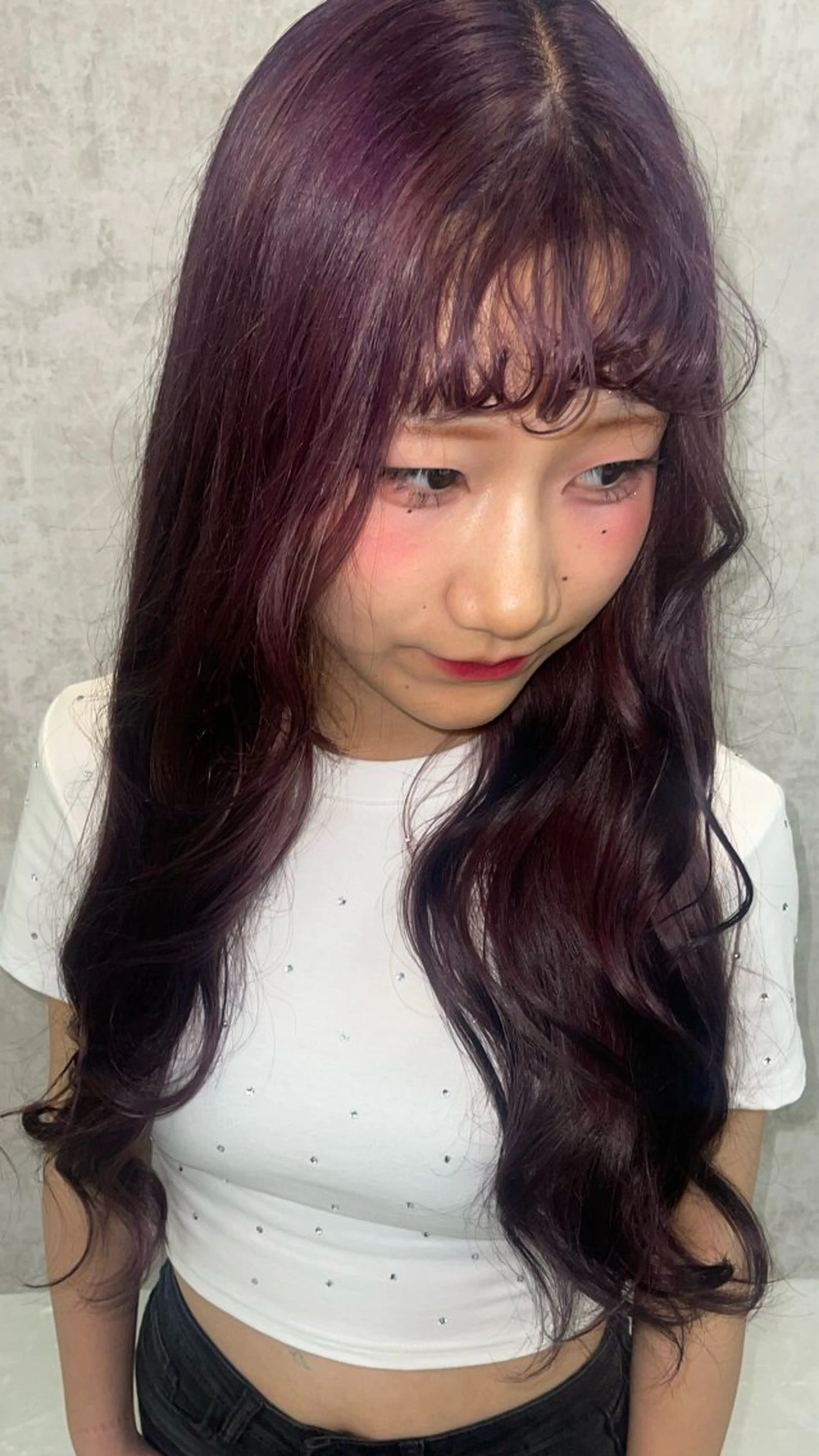 ロング カラー 羽エクステ/シール エクステ/横浜駅5分のヘアスタイル