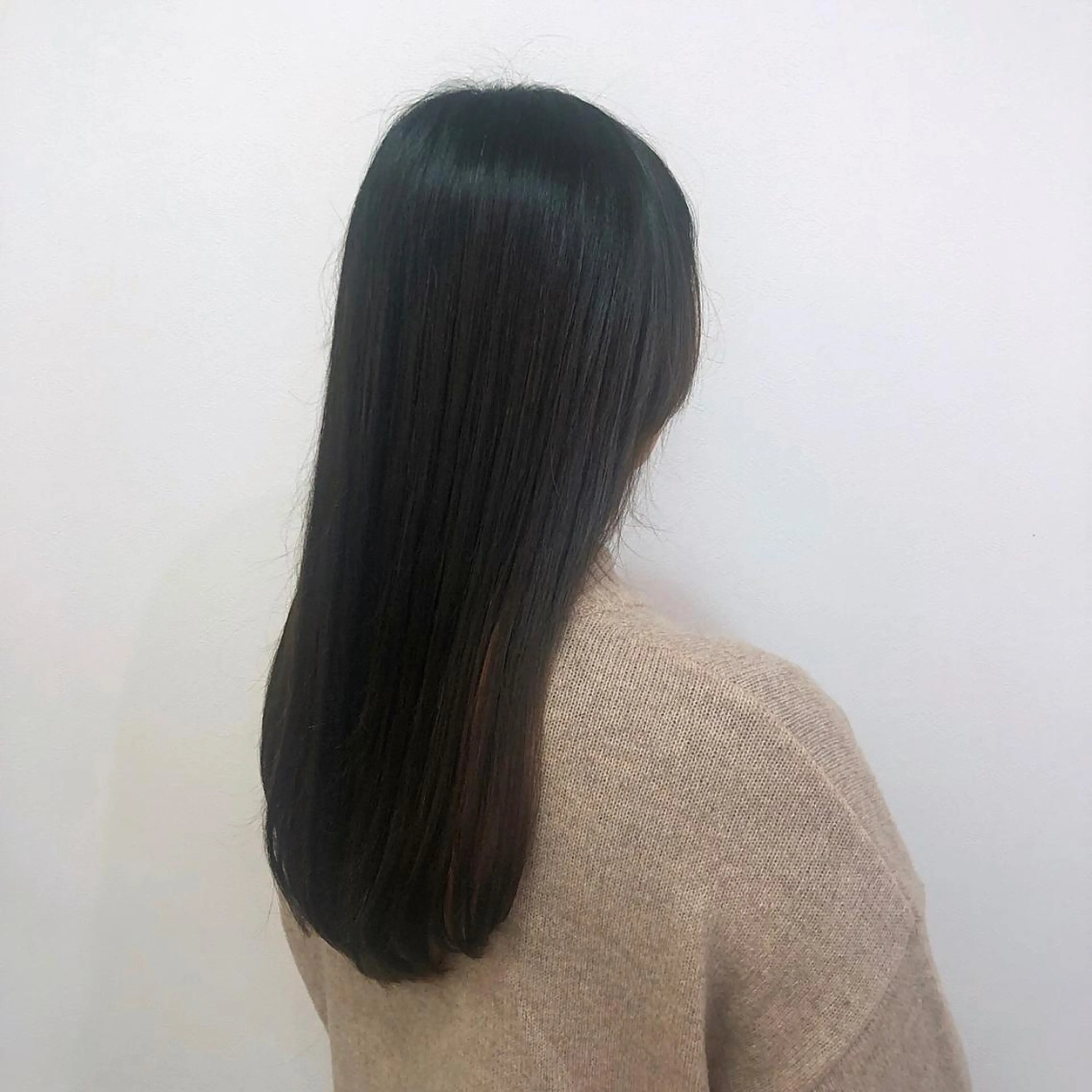 ロング カラー 酸性縮毛矯正🧴韓国 レイヤー/髪質改善のヘアスタイル