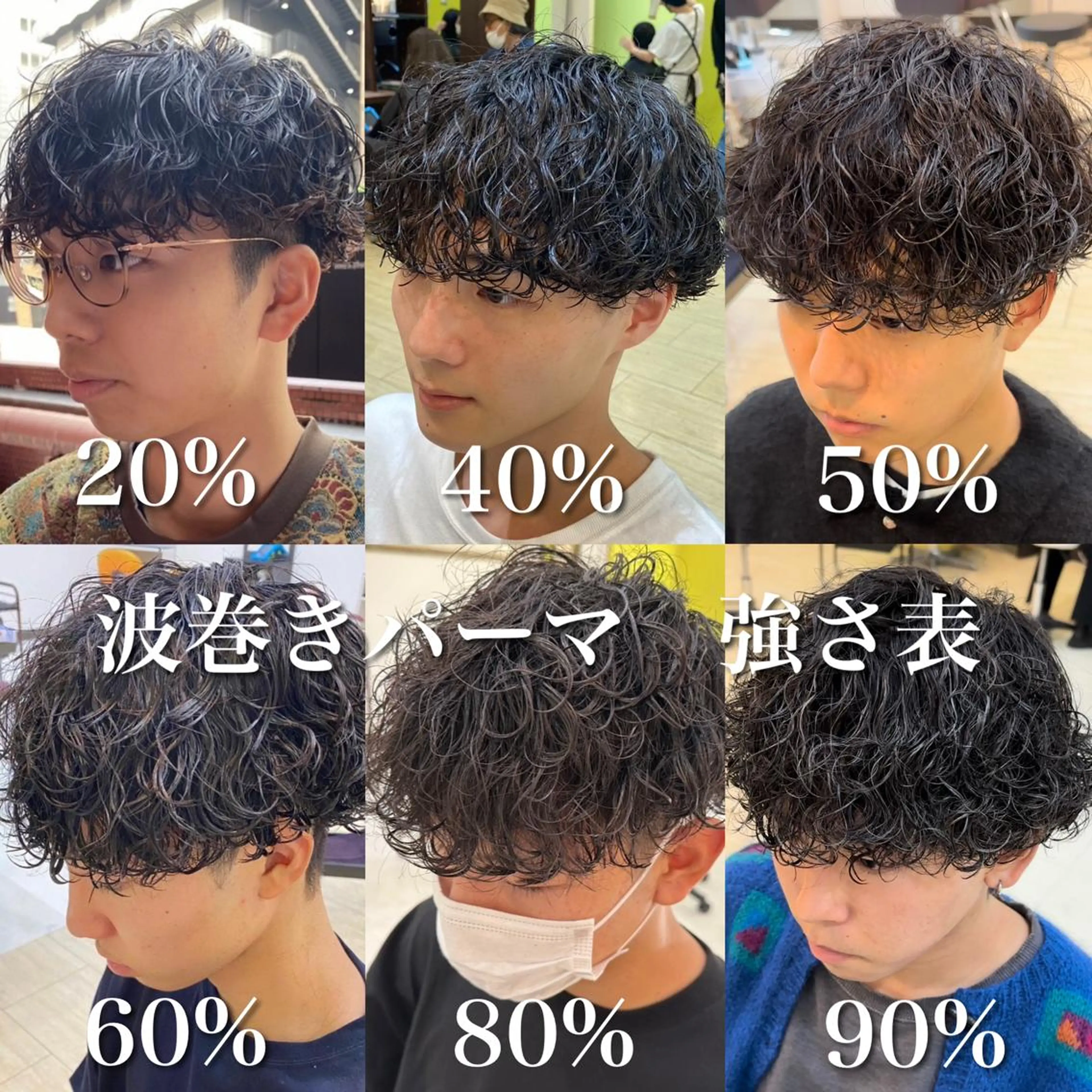 トレンドの波巻きパーマ+カット　¥14000の写真