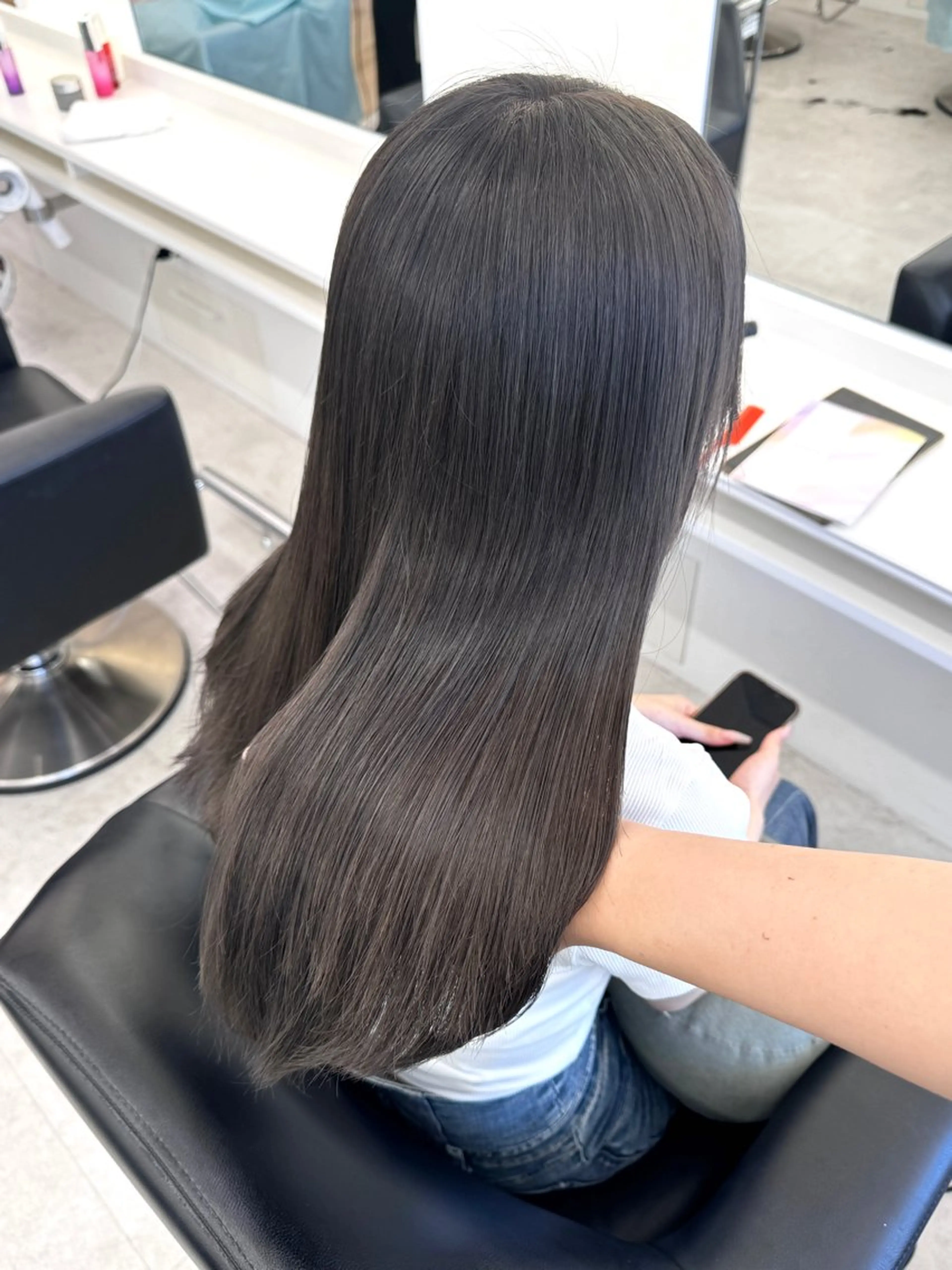 ロング カラー カット ヘアカラー ♡ParveMix NANO♡のヘアスタイル