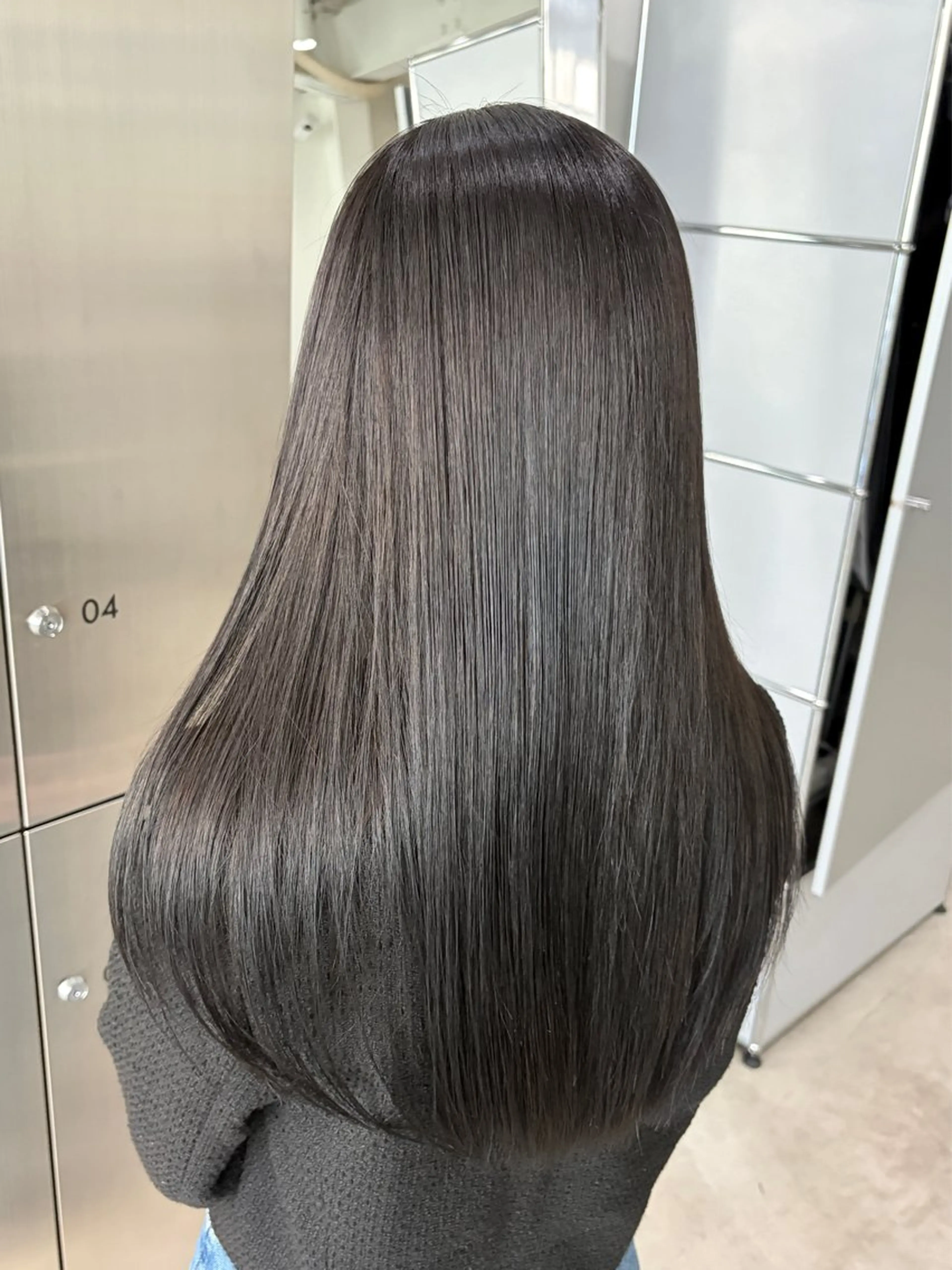 ロング パーマ 髪質改善 レイヤーカット 縮毛矯正 ストレートパーマ カット 縮毛矯正 トリートメント カズキ/天神/ボブ /レイヤー/メンズのヘアスタイル