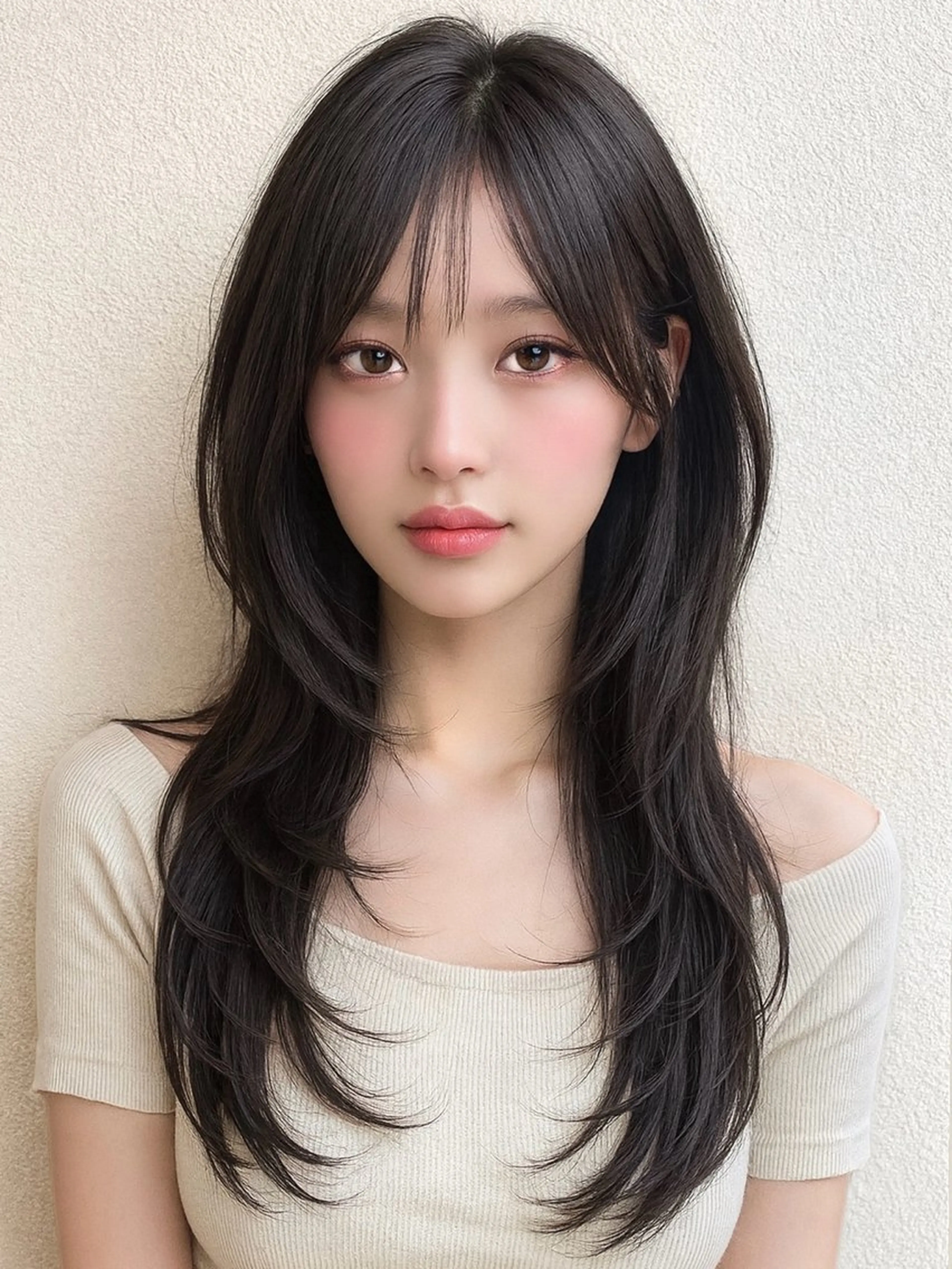 ロング 映える顔まわり/前髪 特化 💗 ユキマのヘアスタイル