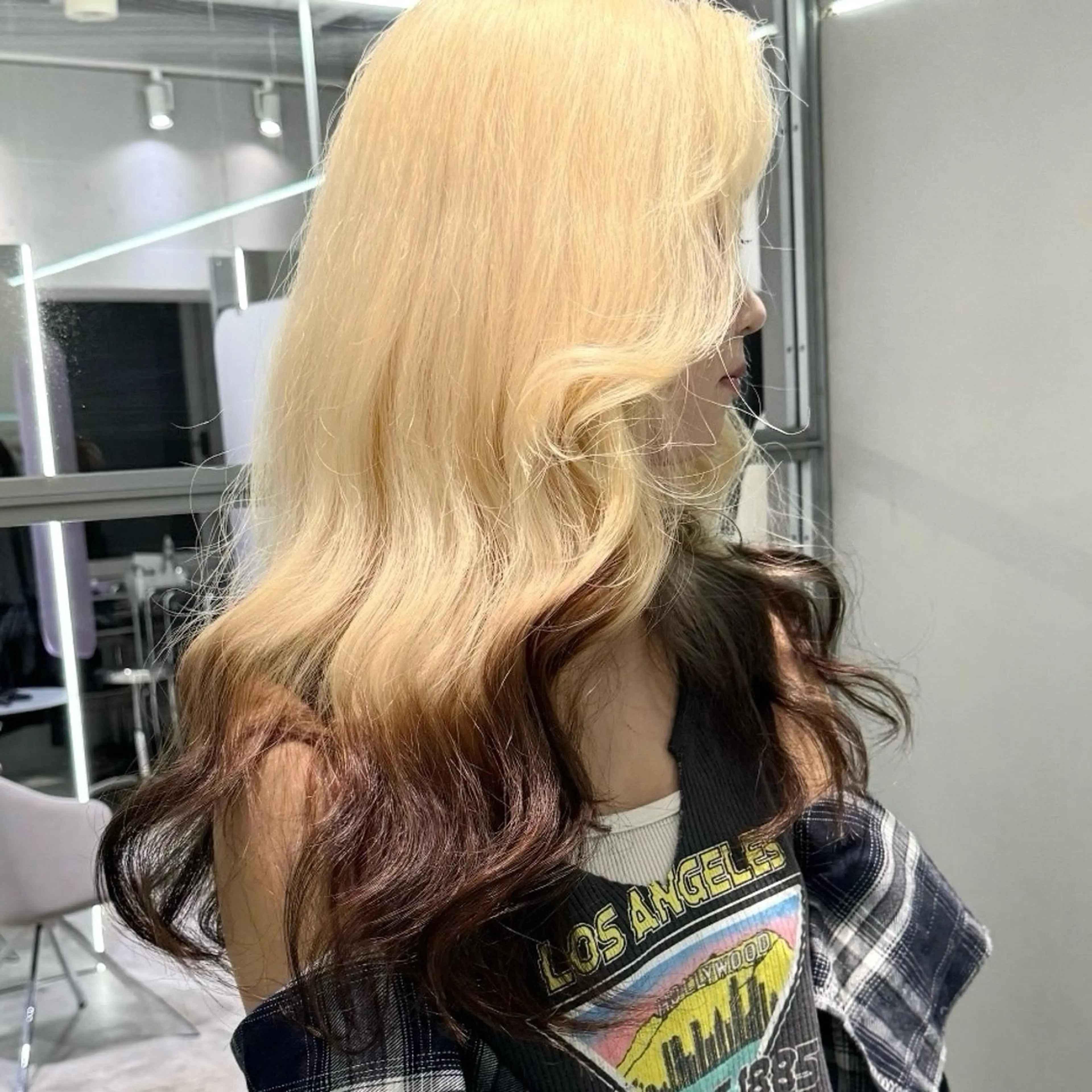 ロング カラー GEM/ハイトーン /名駅/kanaeのヘアスタイル